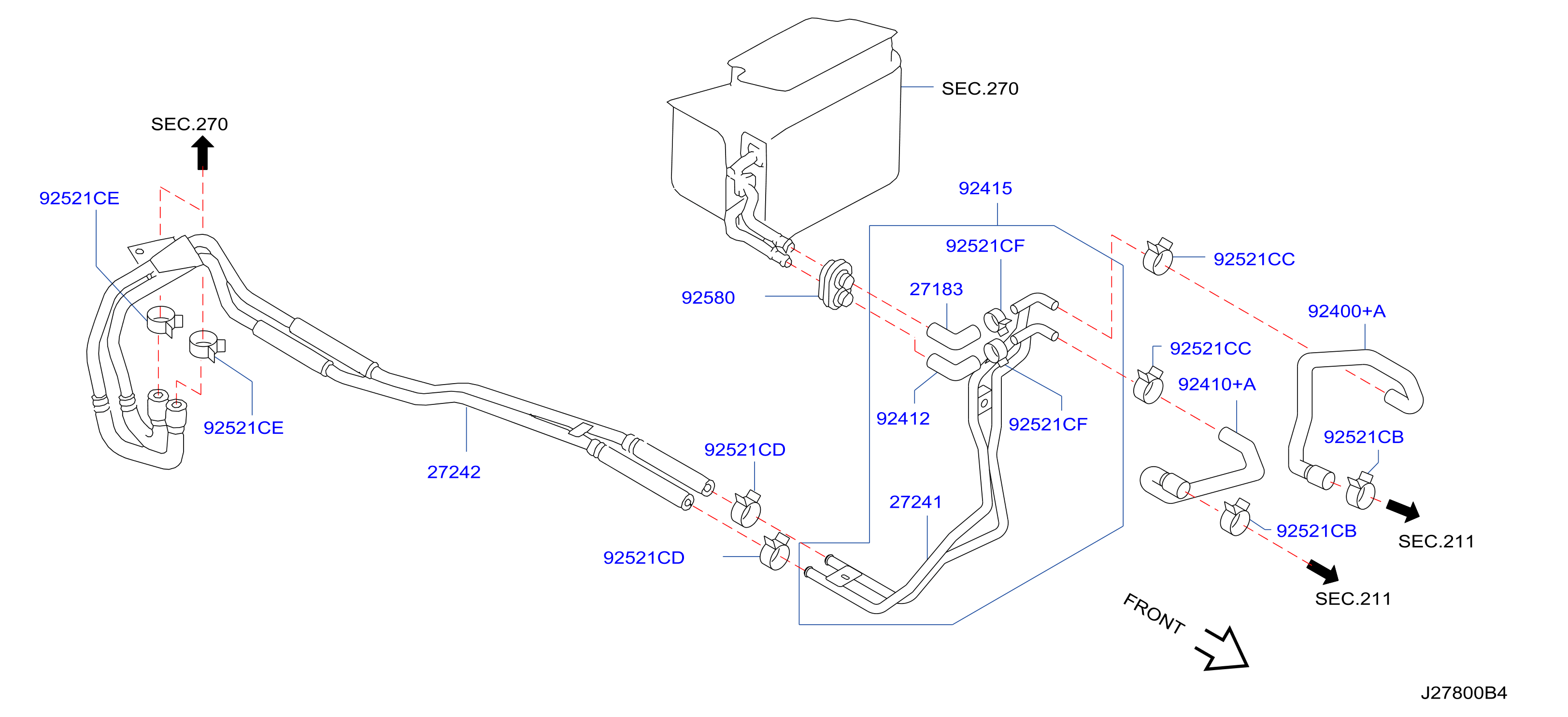 Heater Piping Rear
