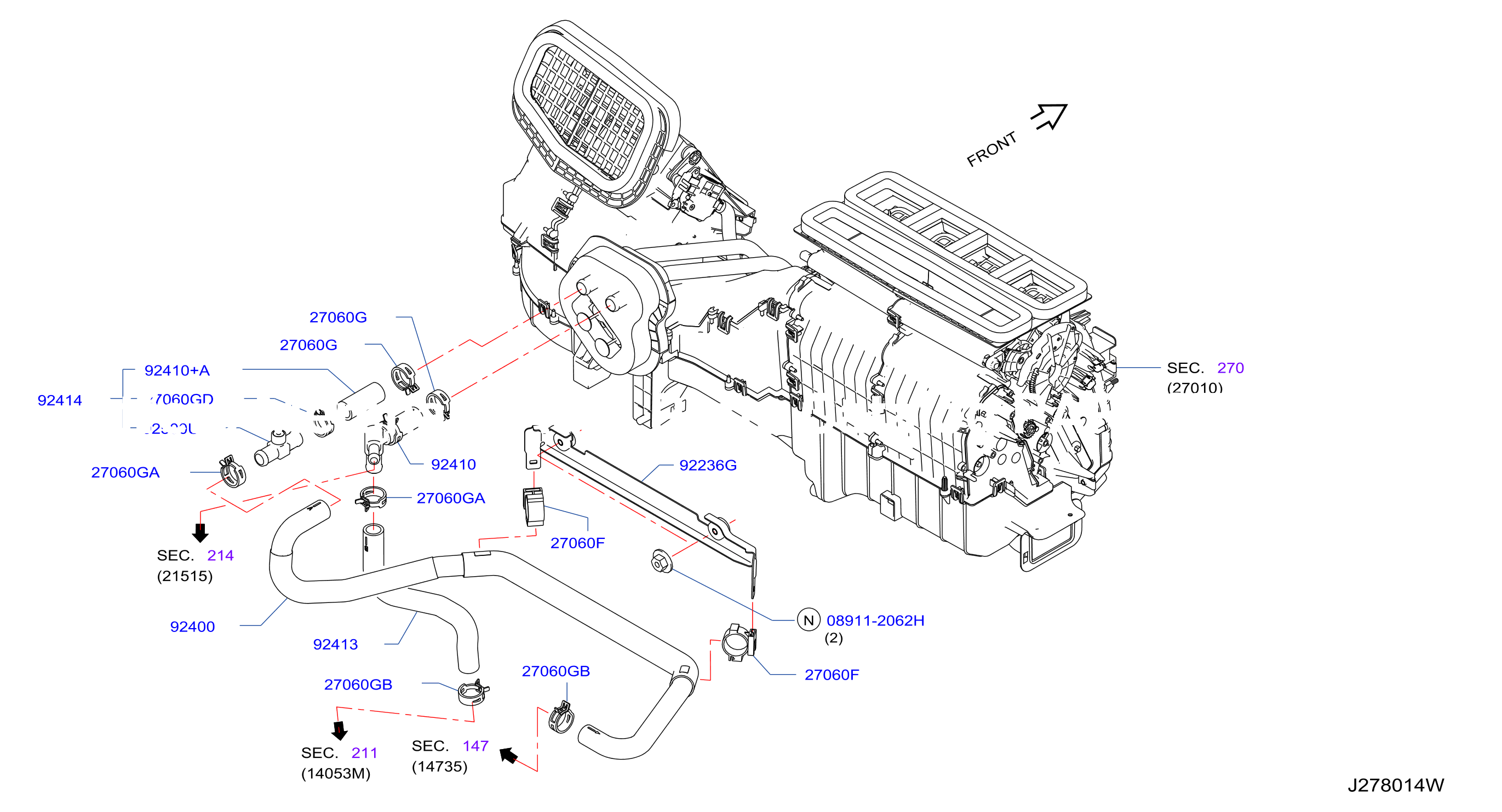 Heater Piping Yd25Ddti
