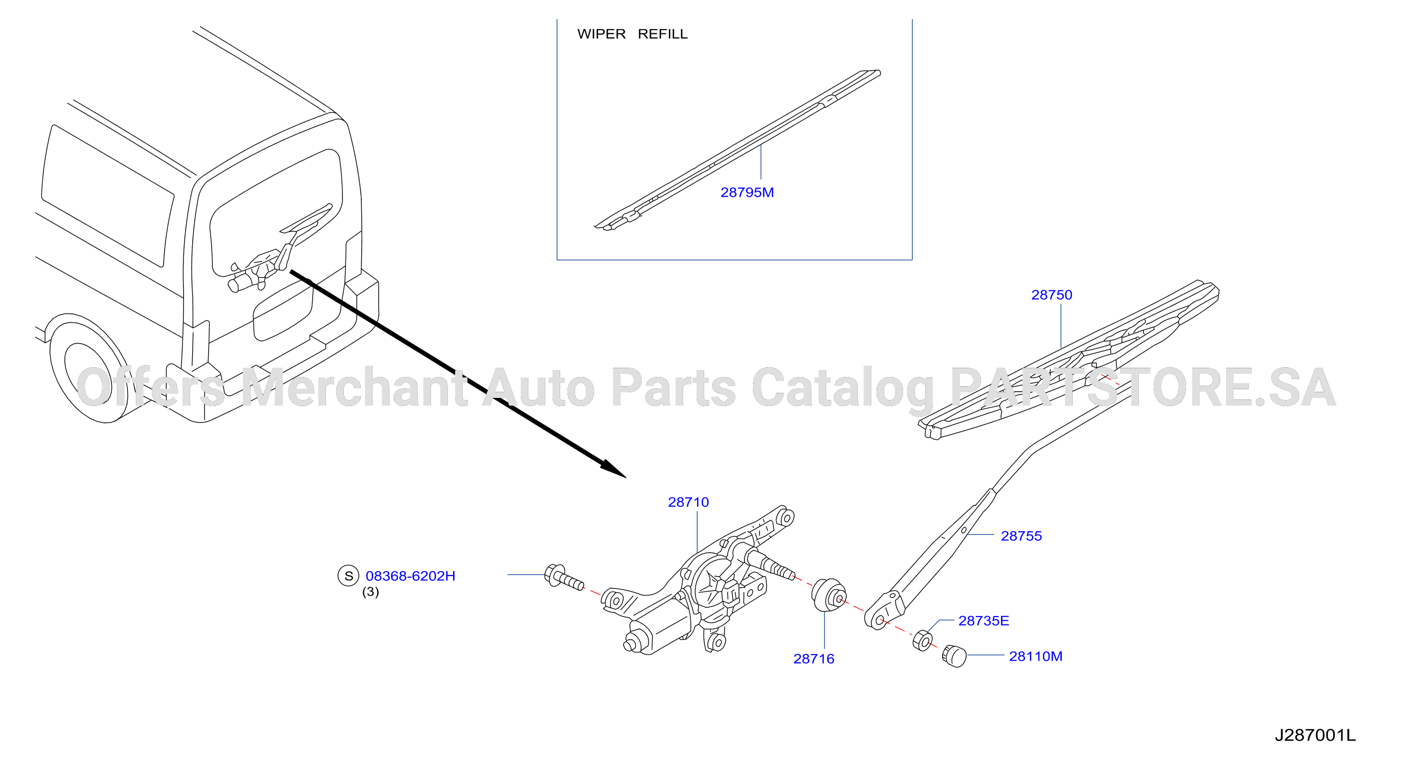 Rear Window Wiper