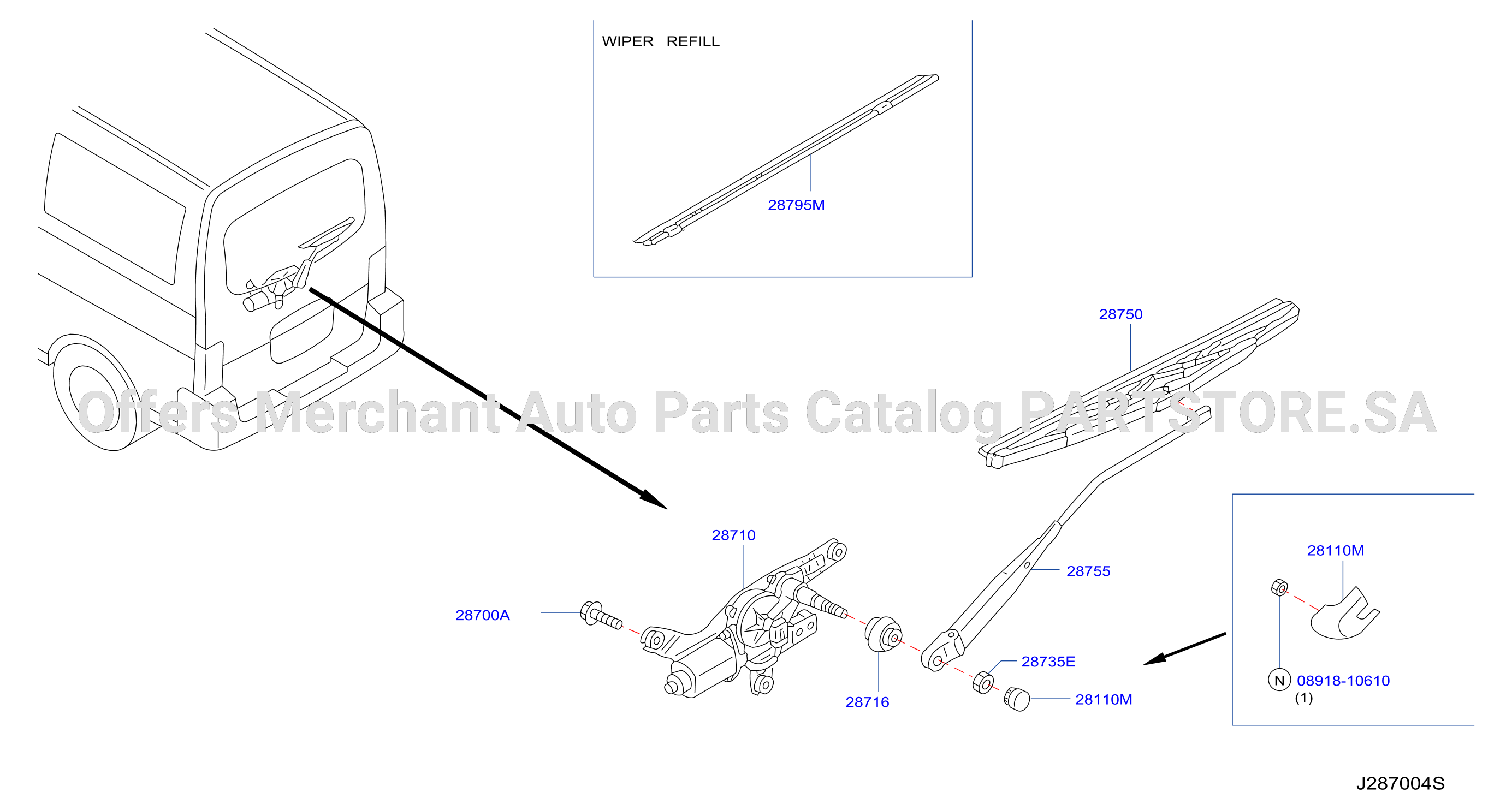 Rear Window Wiper