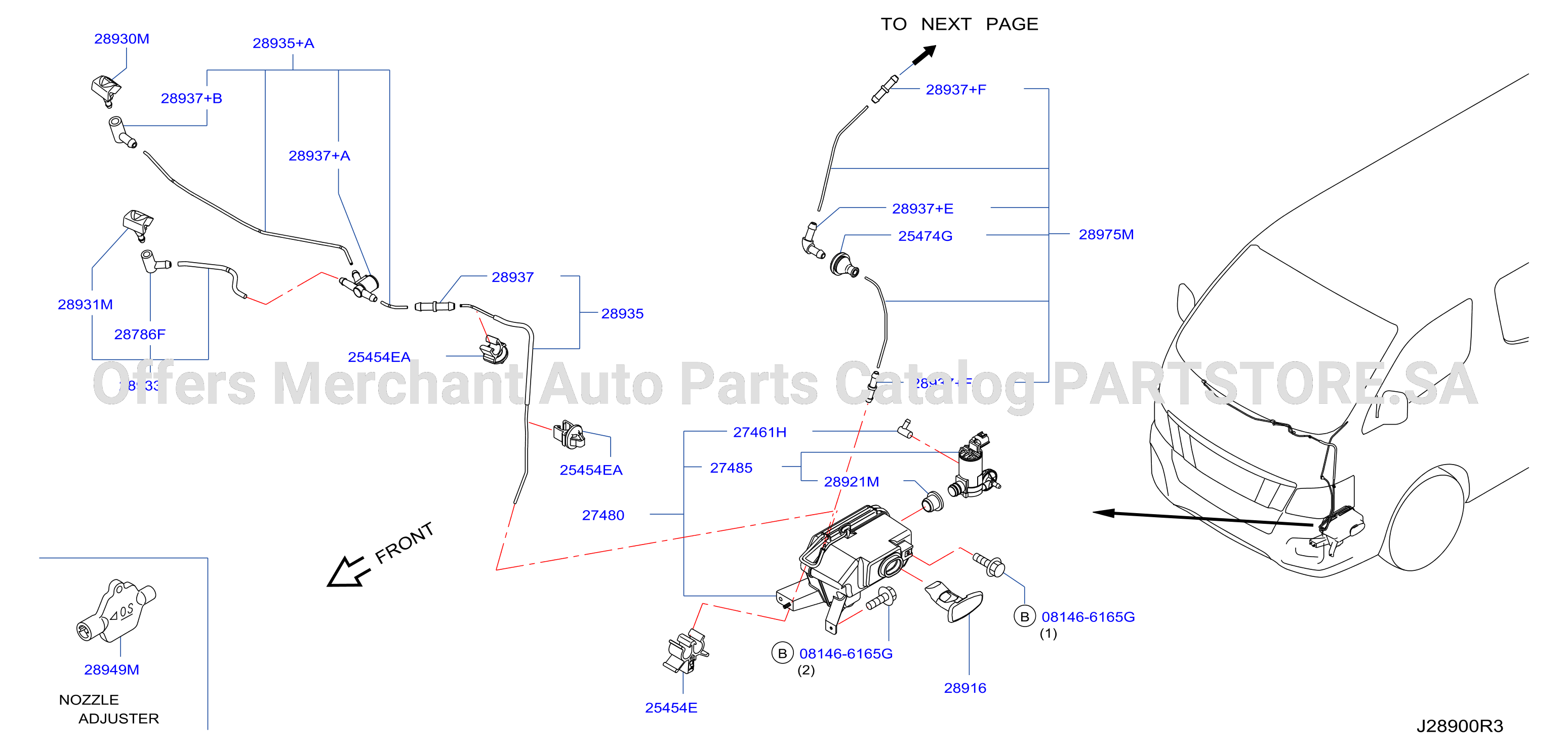 Windshield Washer Front
