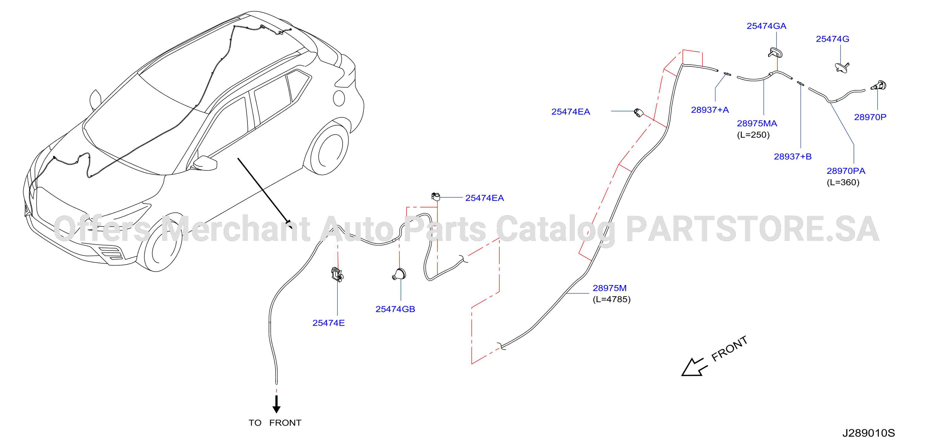 Windshield Washer Rear
