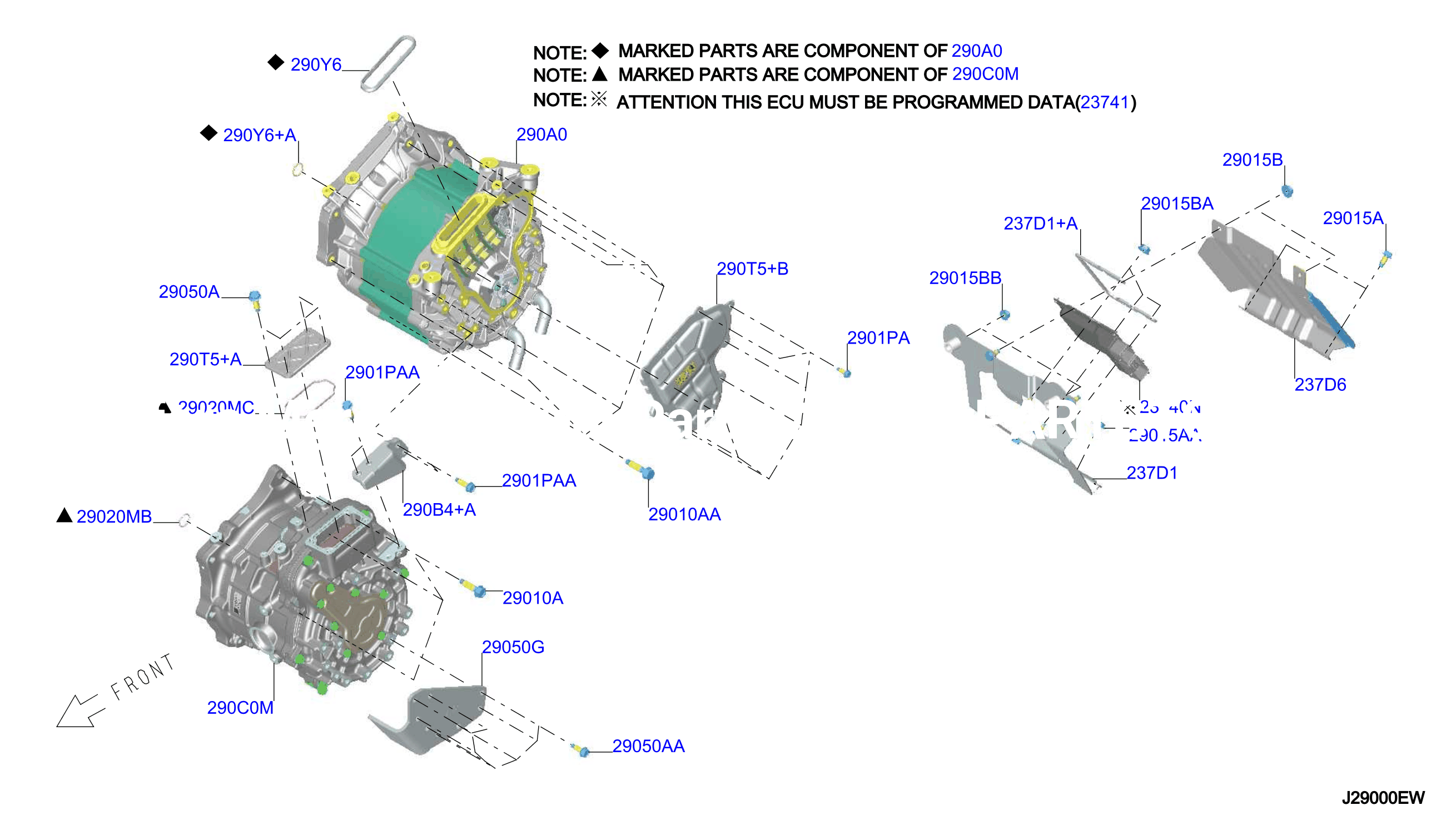 Electric Vehicle Drive System Motor