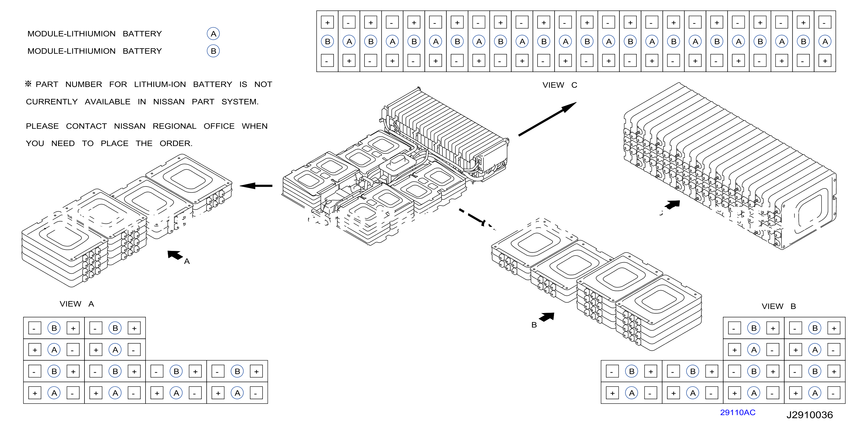 Electric Vehicle Battery Bat Module