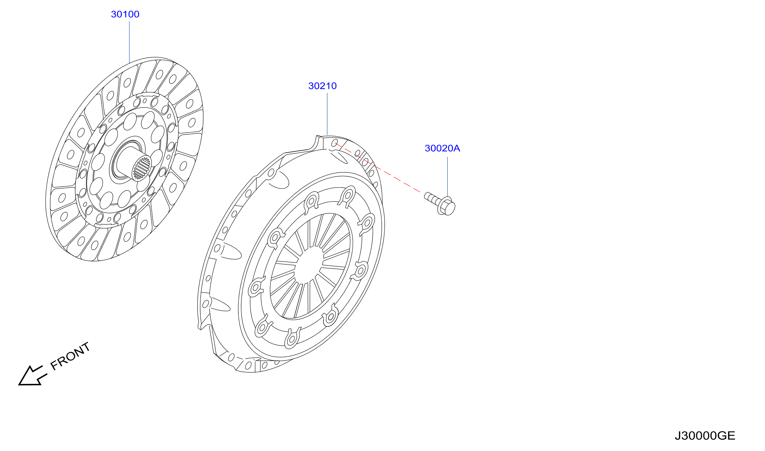 Clutch Cover Disc Release Parts