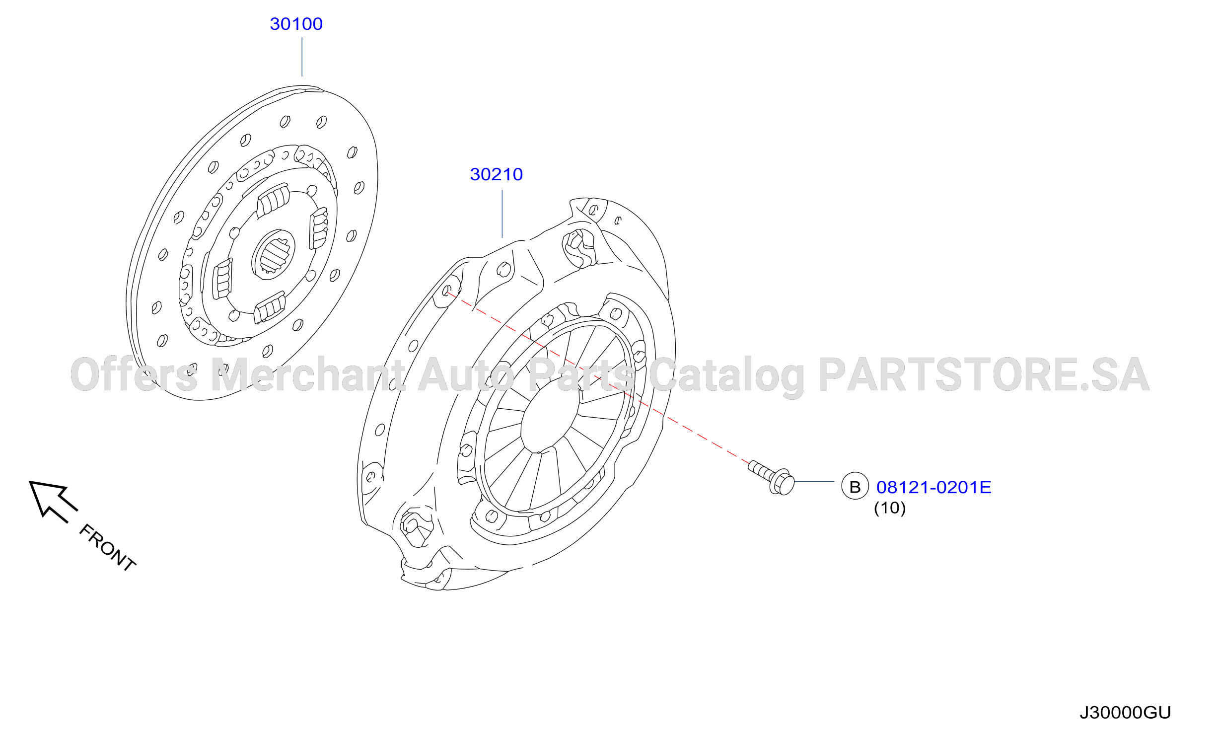 Clutch Cover Disc Release Parts