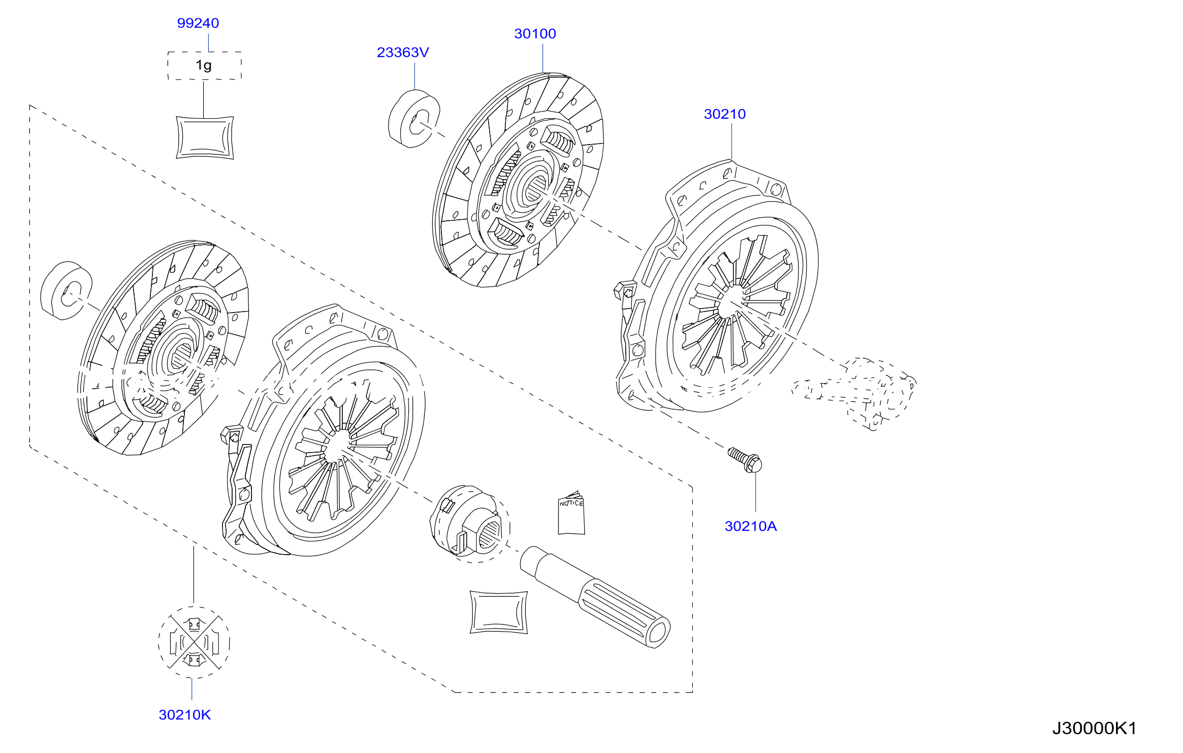 Clutch Cover Disc Release Parts