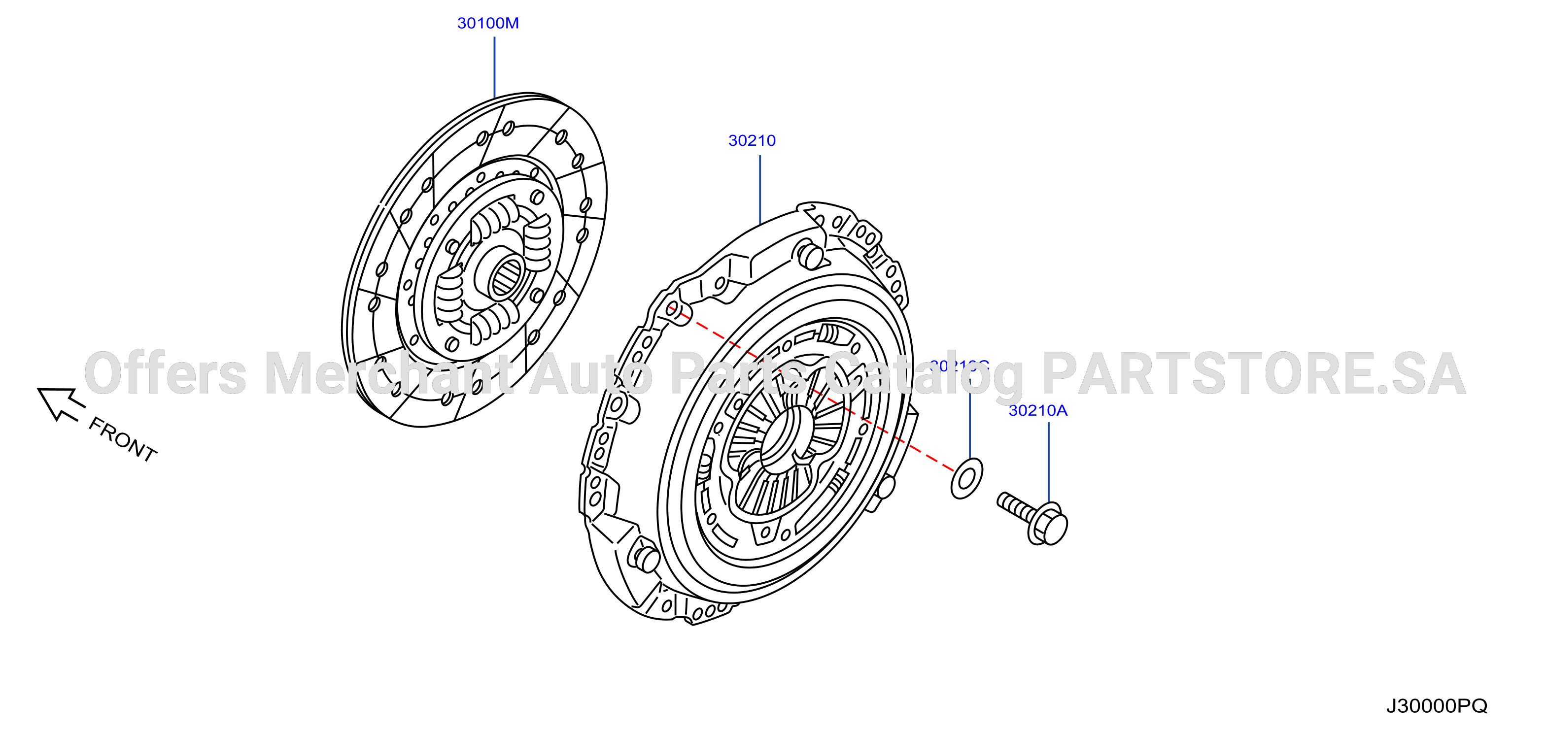Clutch Cover Disc Release Parts Mex