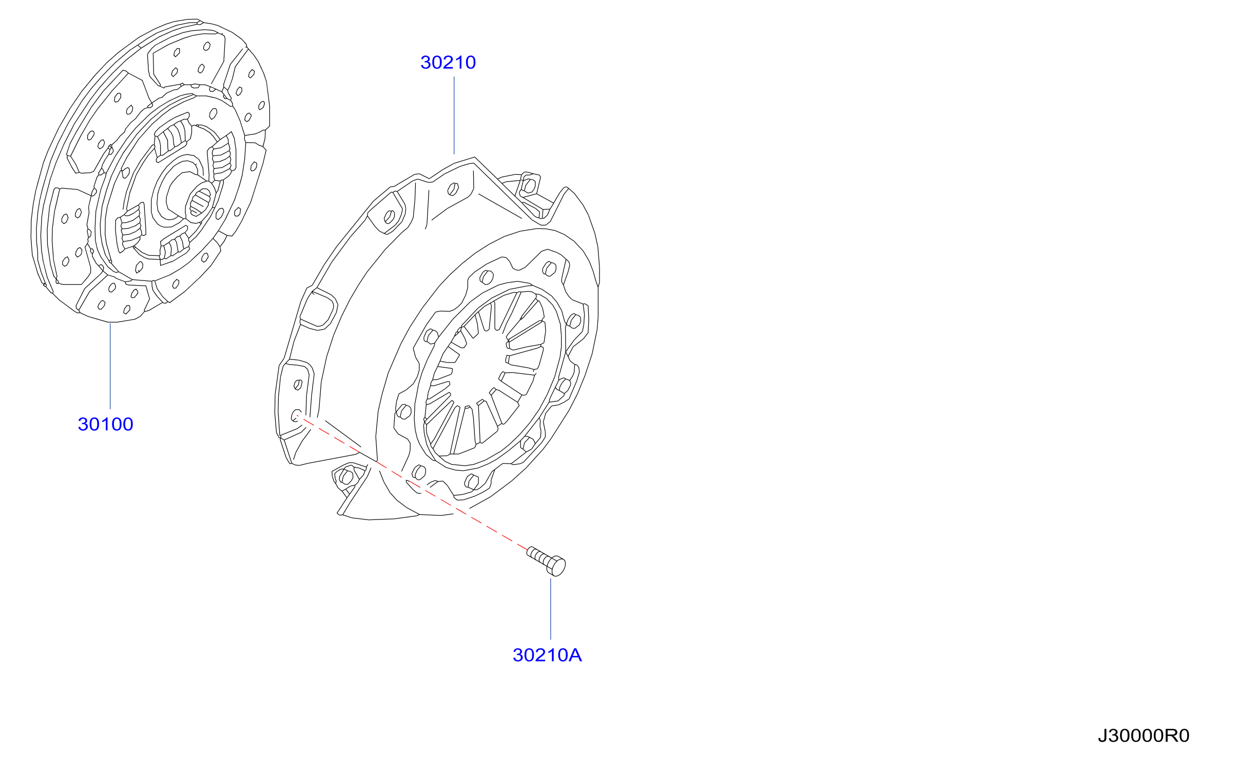 Clutch Cover Disc Release Parts