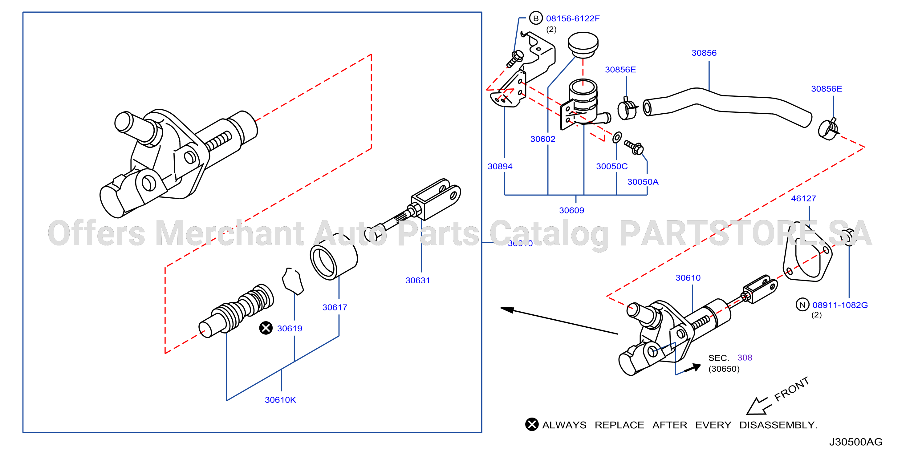 Clutch Master Cylinder Lhd