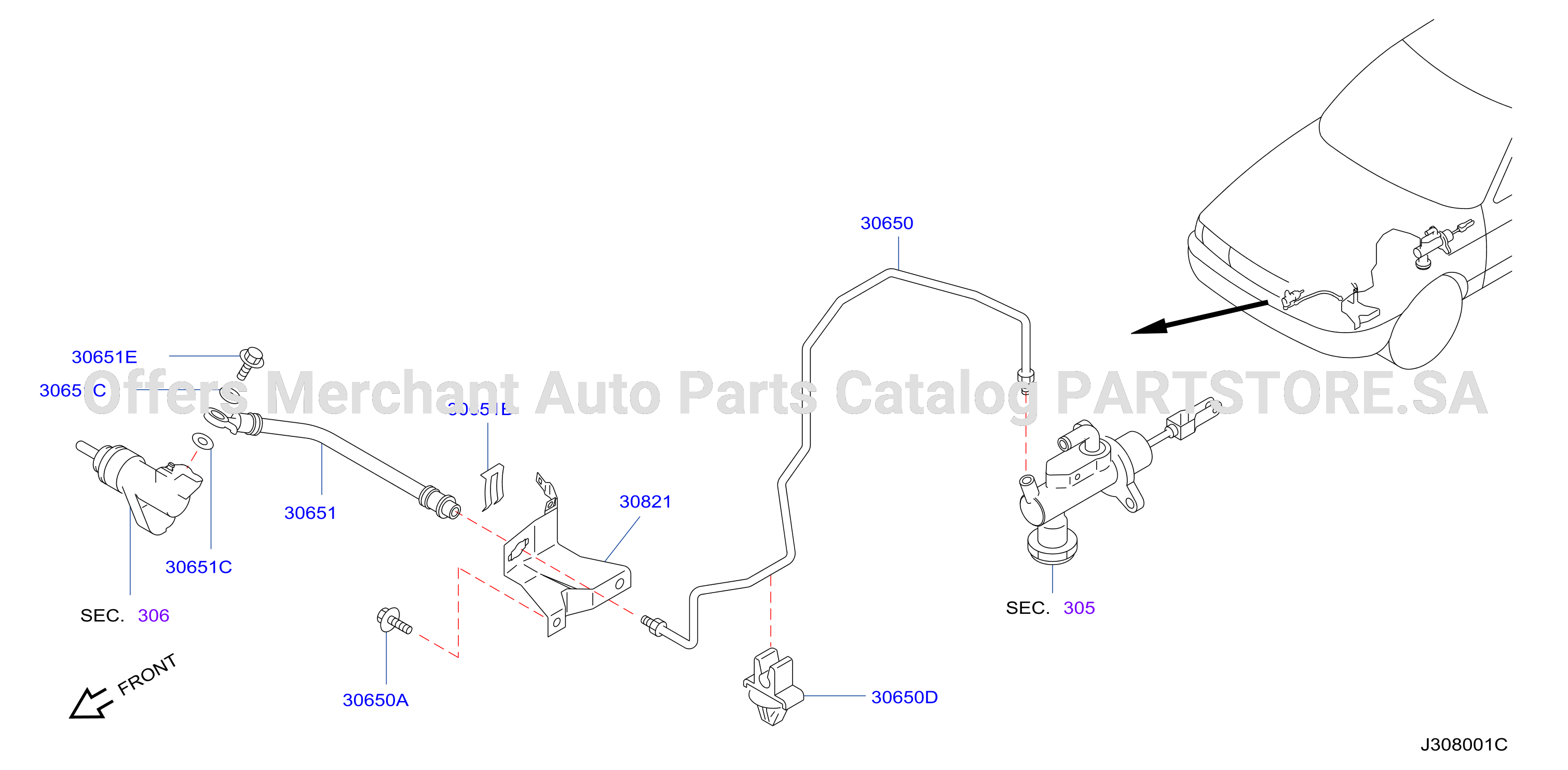 Clutch Piping Without Abs