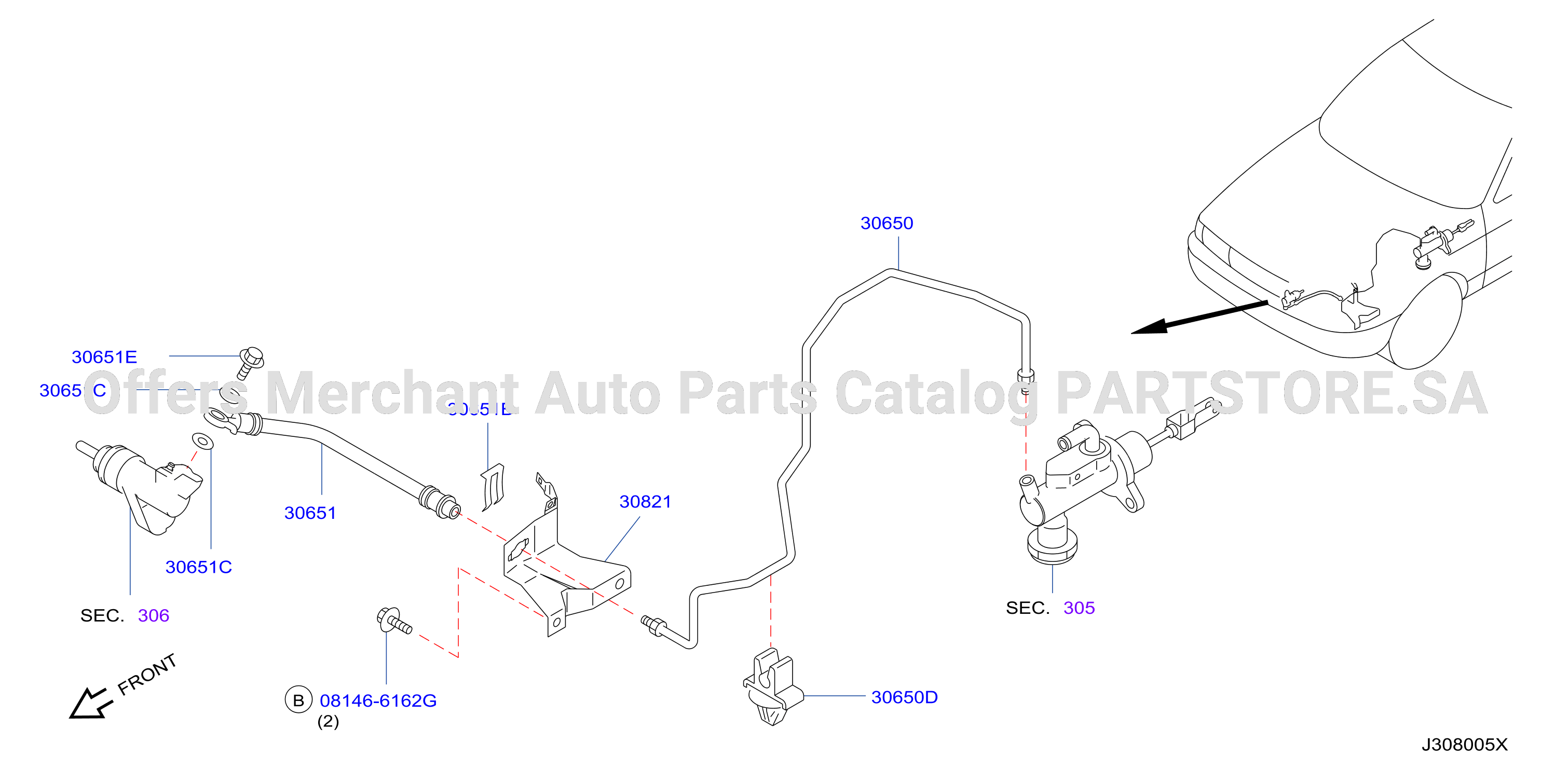 Clutch Piping