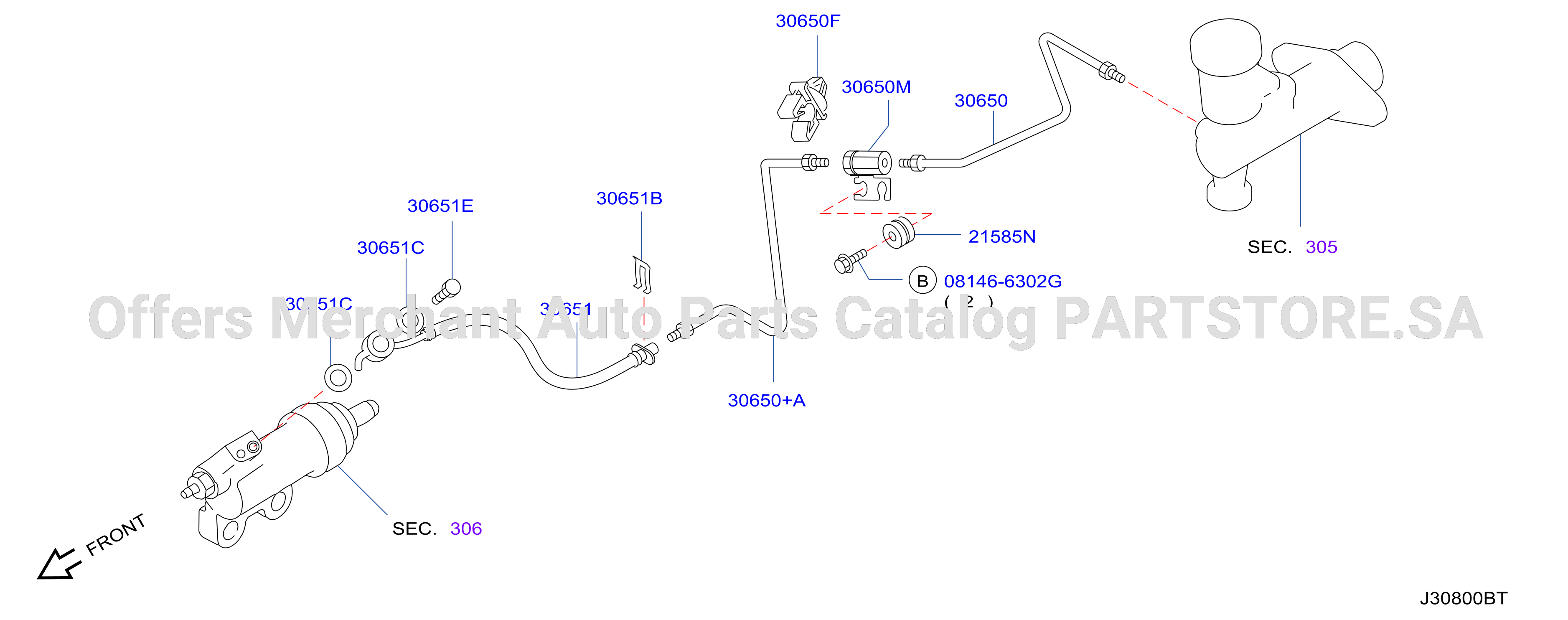 Clutch Piping