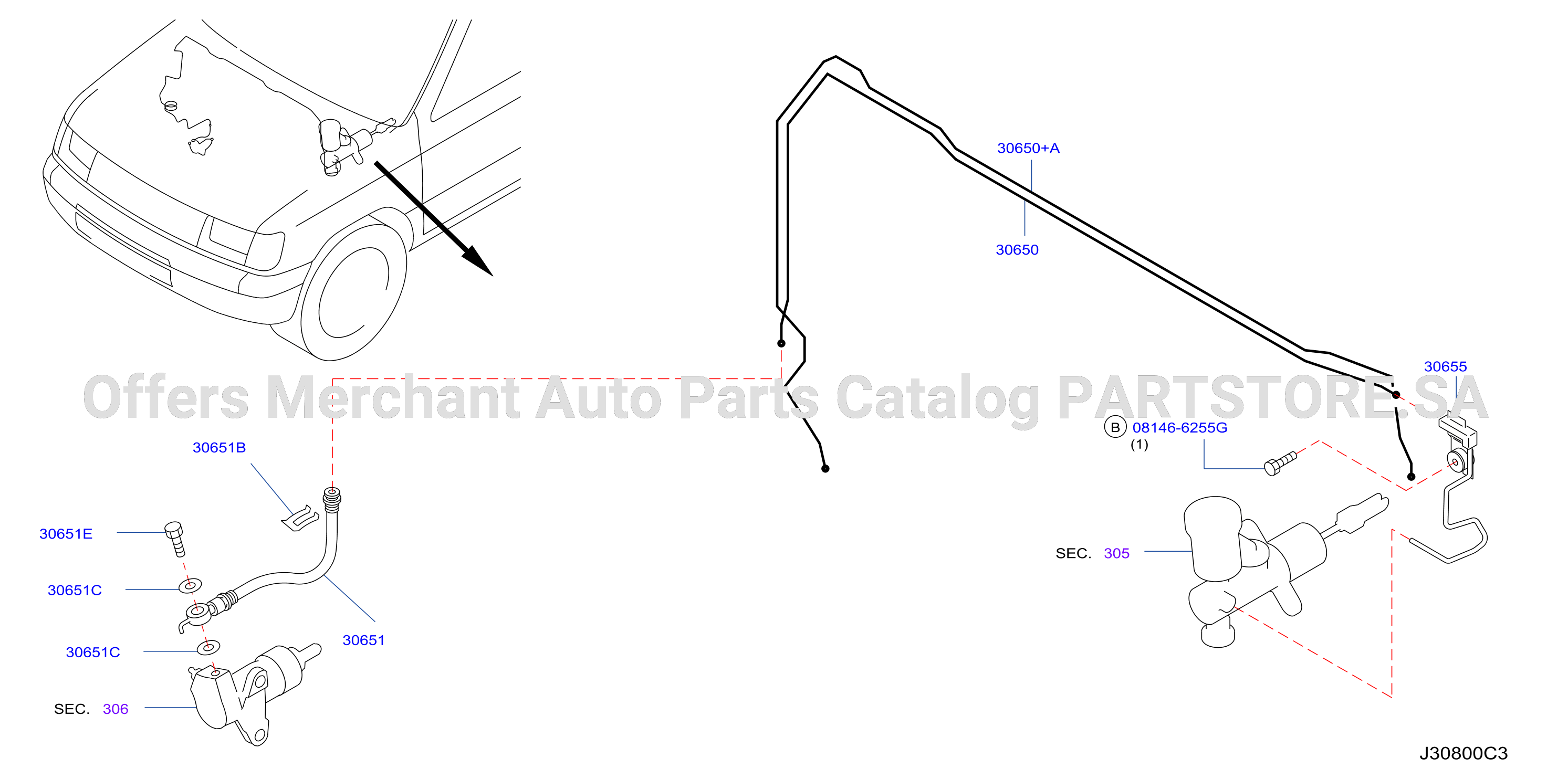 Clutch Piping F / Abs