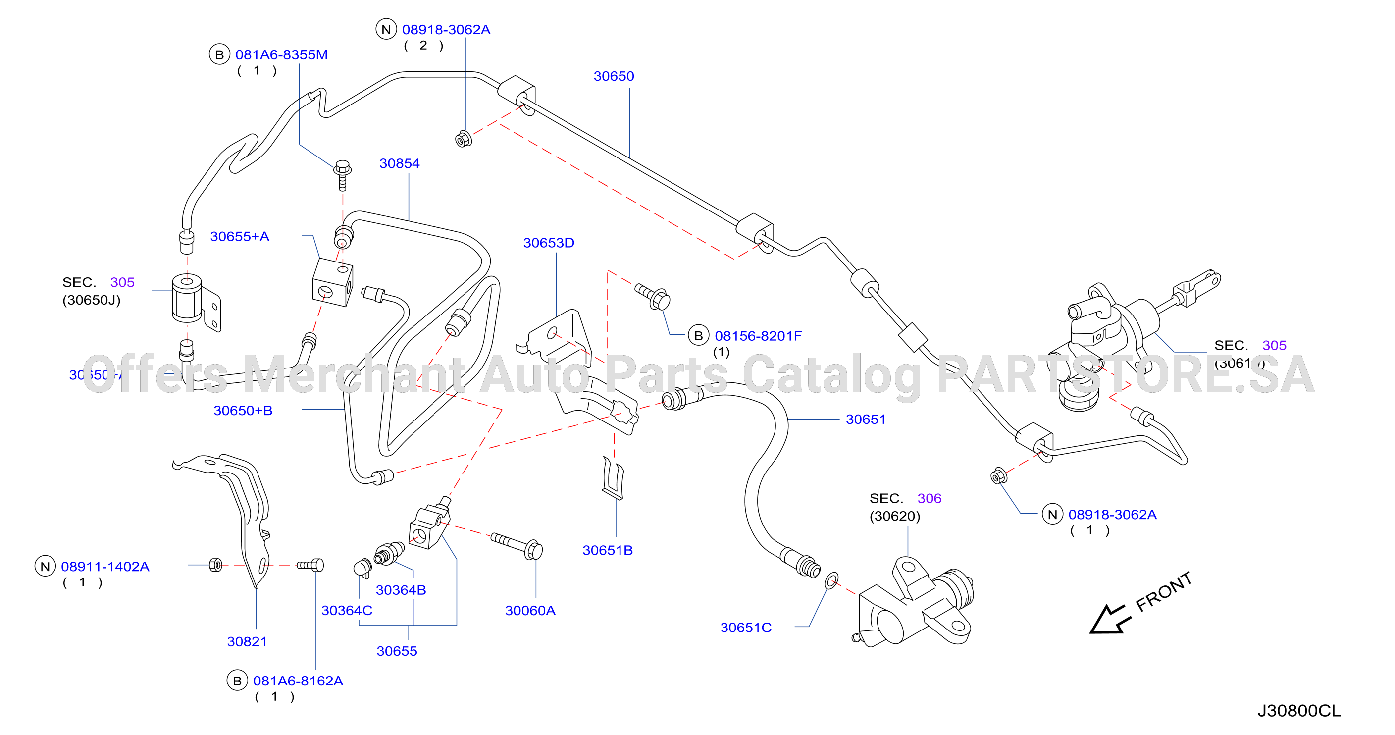 Clutch Piping