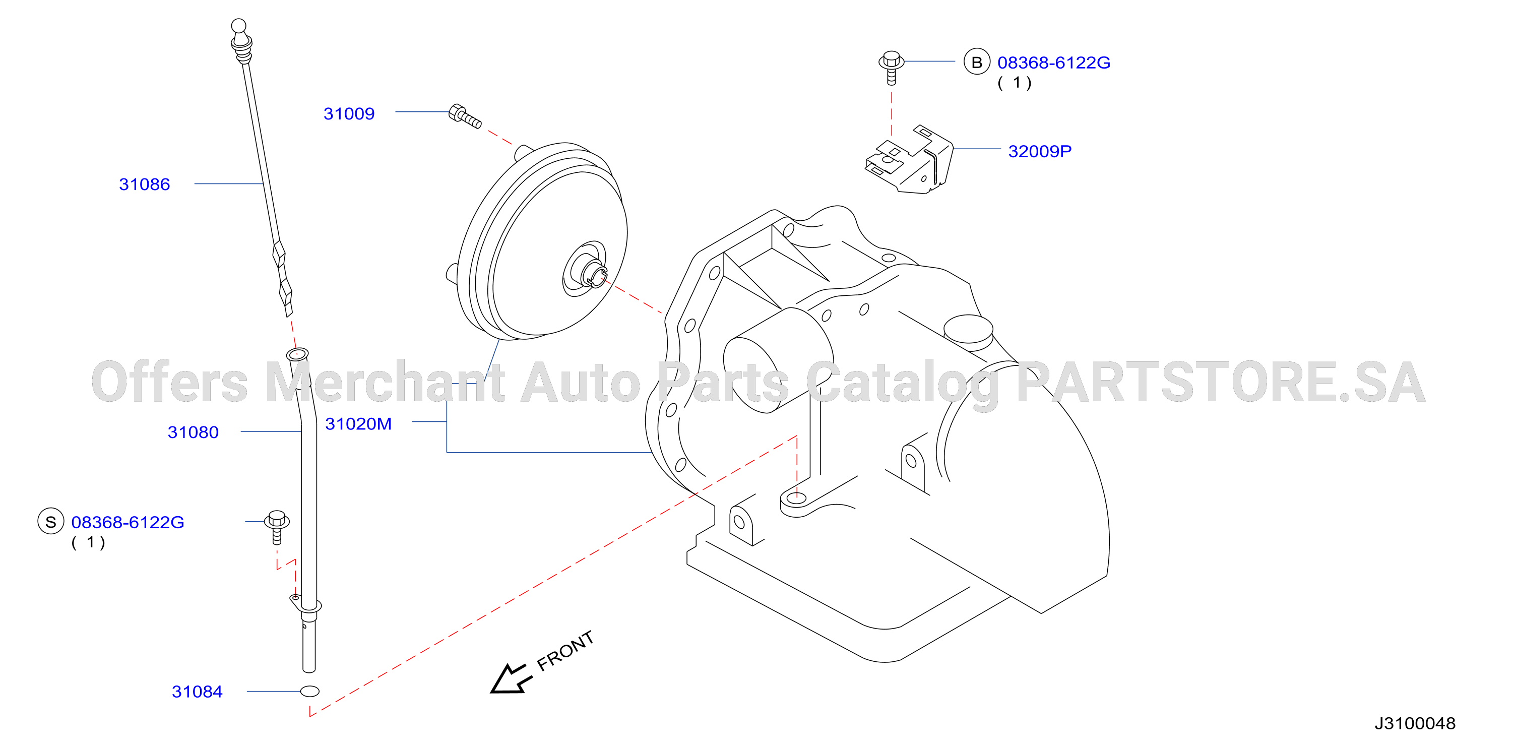 Auto Transmission Transaxle Fitting Assembly