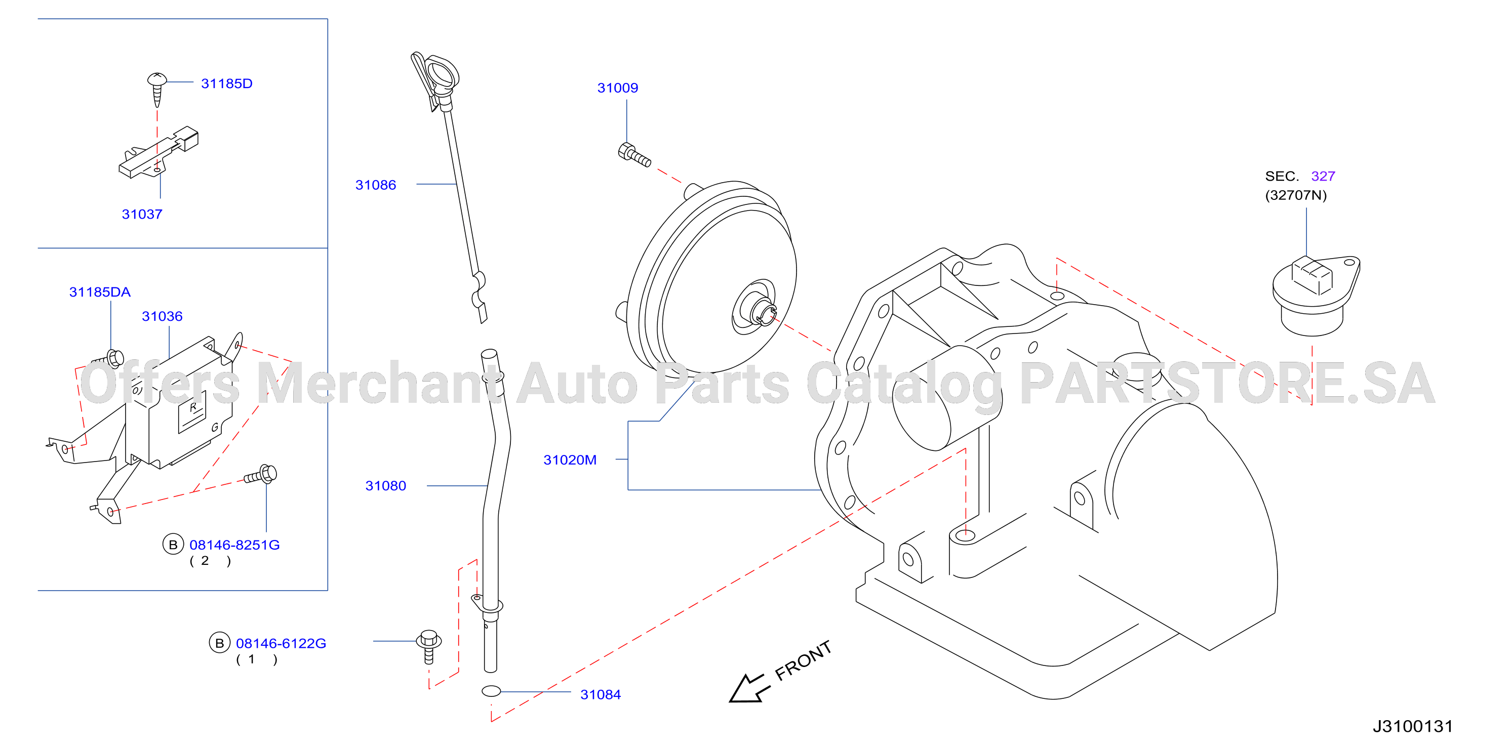 Auto Transmission Transaxle Fitting Assembly Fitting Parts
