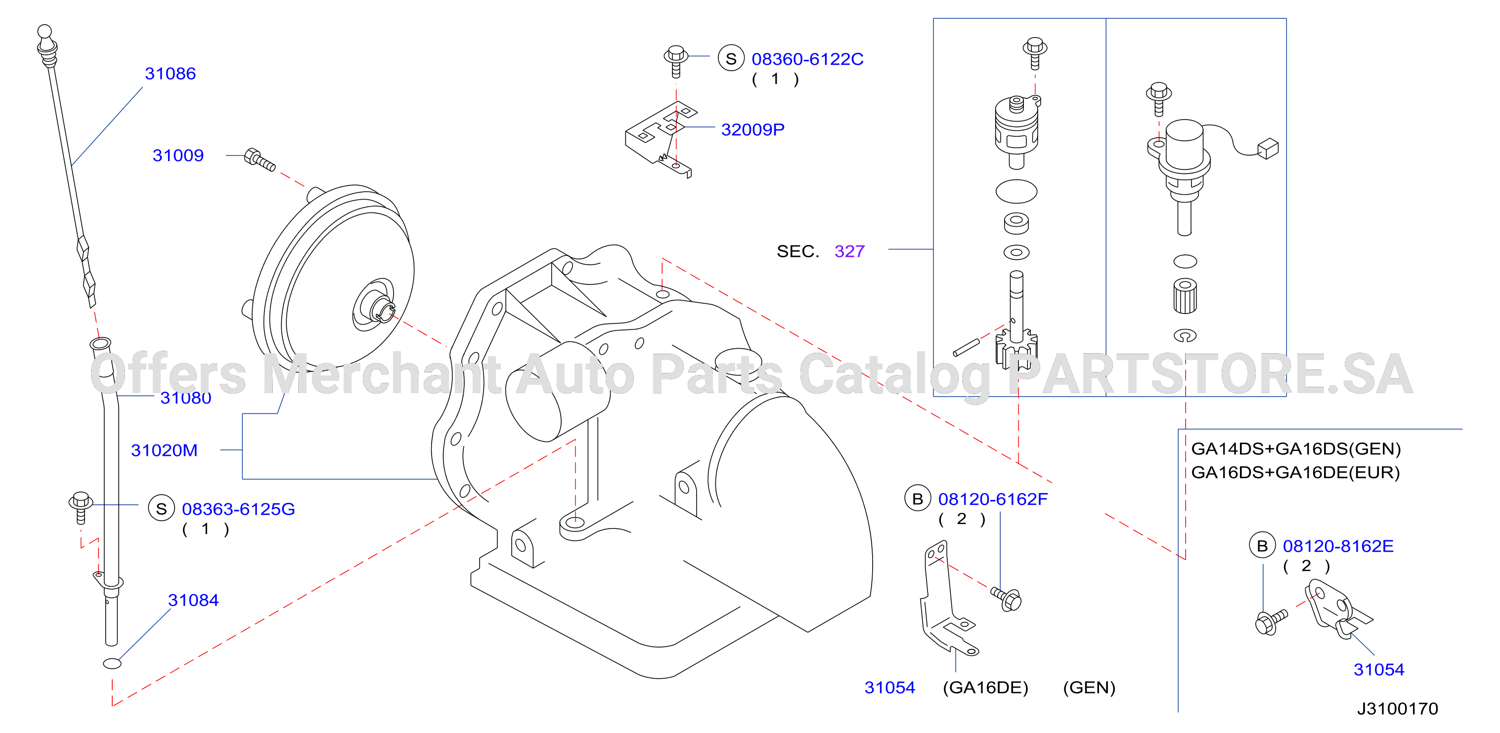 Auto Transmission Transaxle Fitting Assembly Fitting Parts