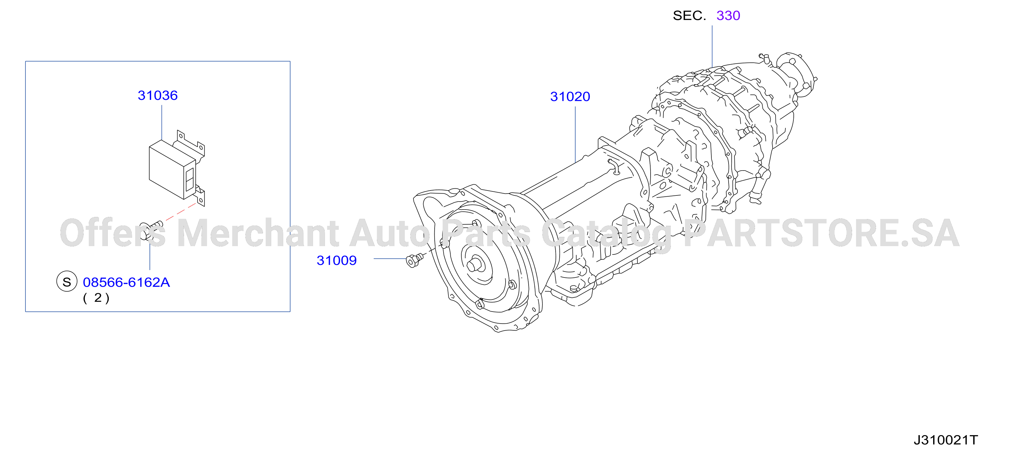 Auto Transmission Transaxle Fitting Assembly Fitting Parts