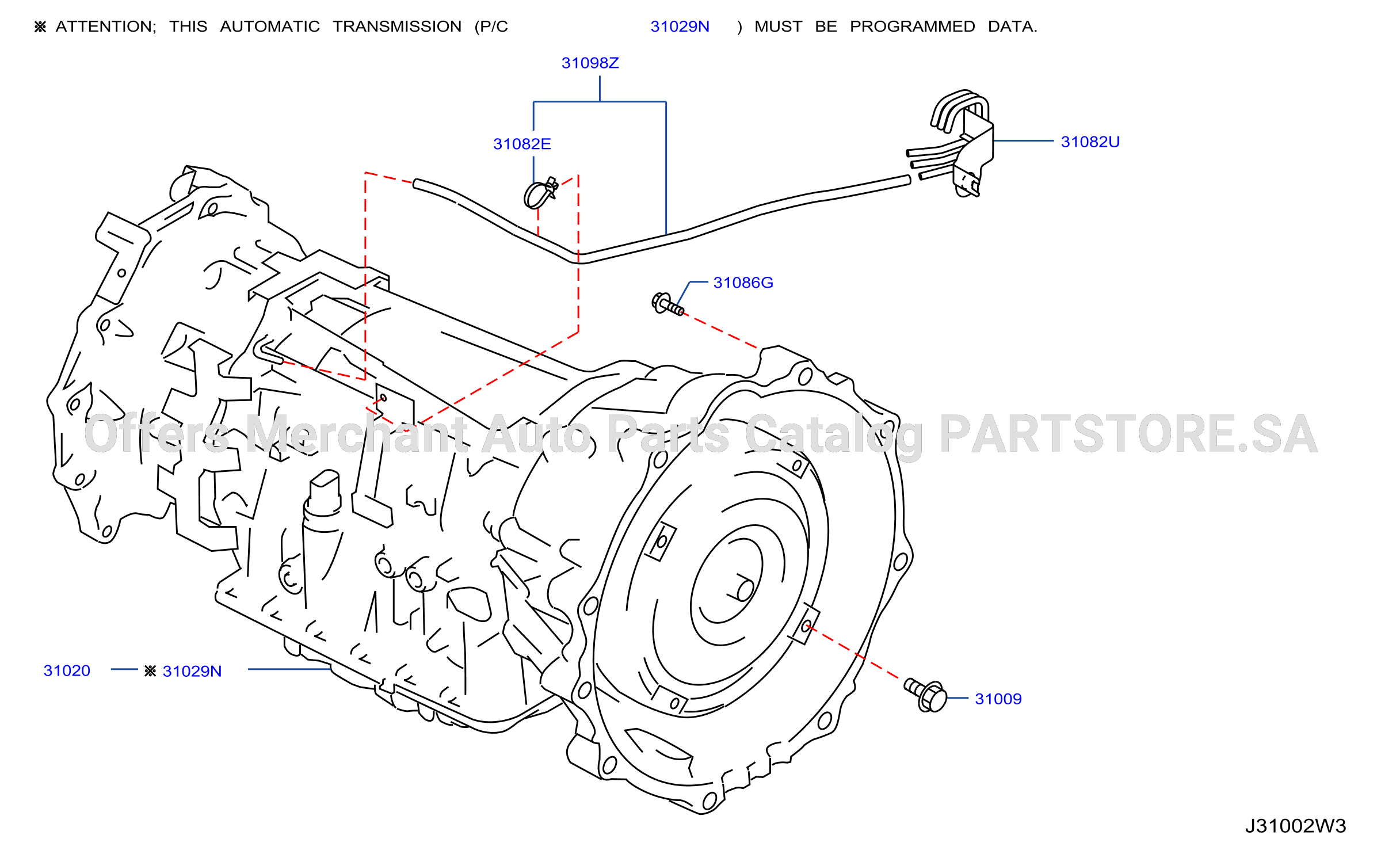 Auto Transmission Transaxle Fitting Assembly Fitting Parts