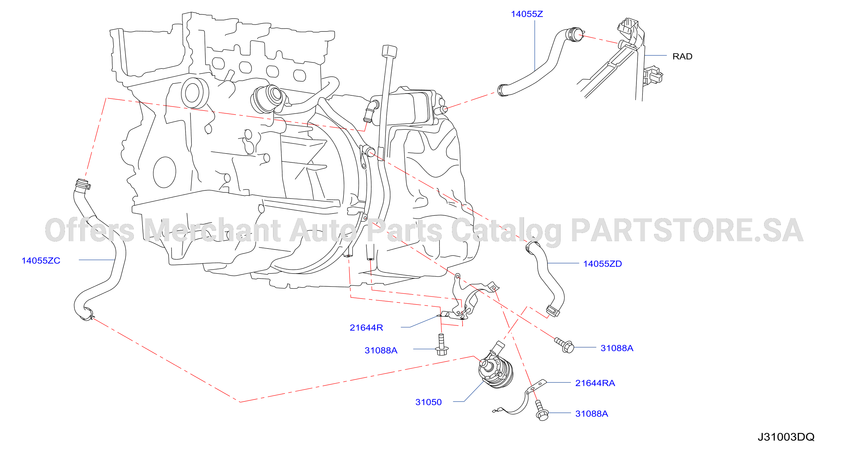 Auto Transmission Transaxle Fitting Cooler System
