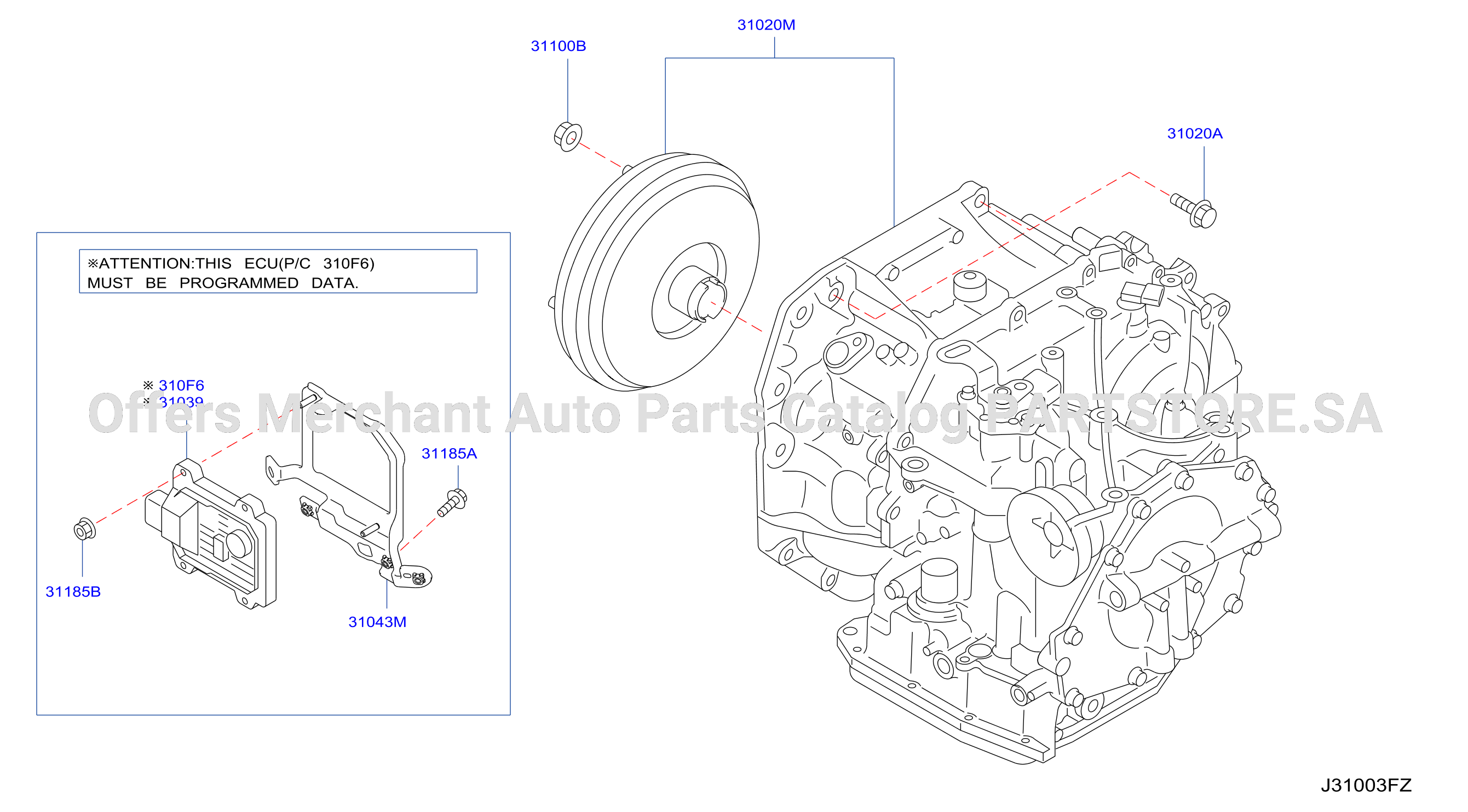Auto Transmission Transaxle Fitting Oil Cooler Tube Parts