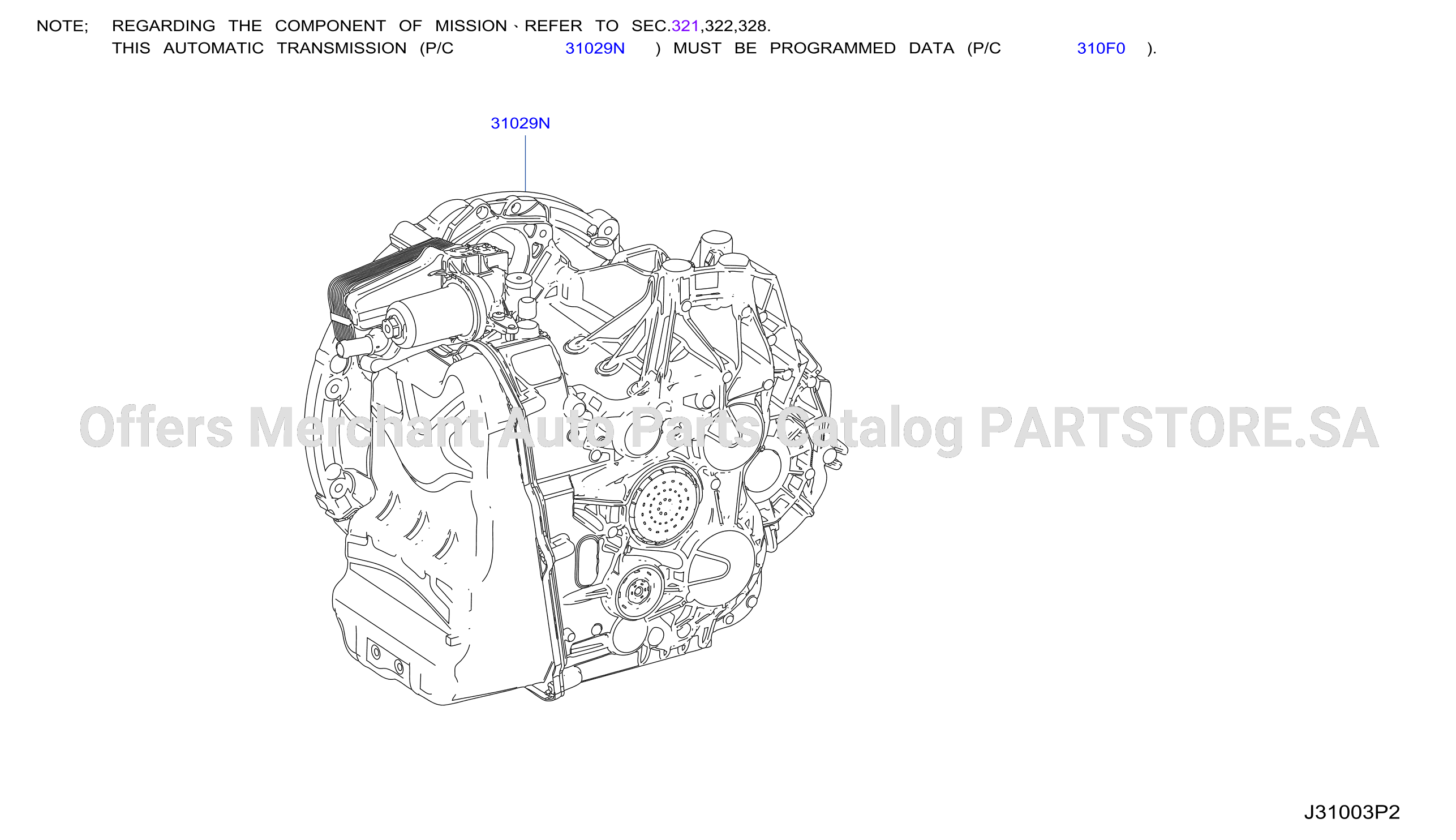 Auto Transmission Transaxle Fitting Assembly