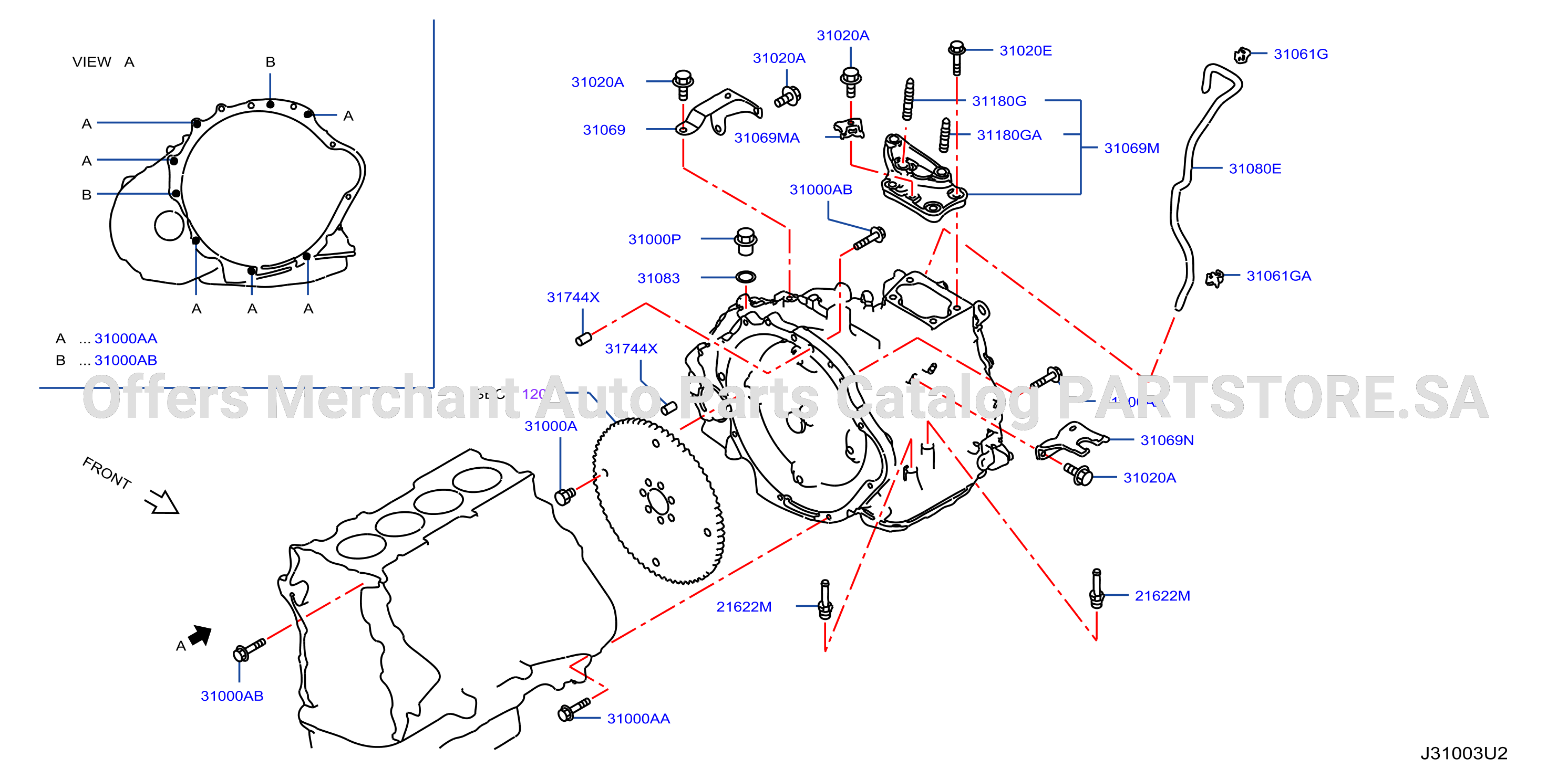 Auto Transmission Transaxle Fitting Fitting Parts