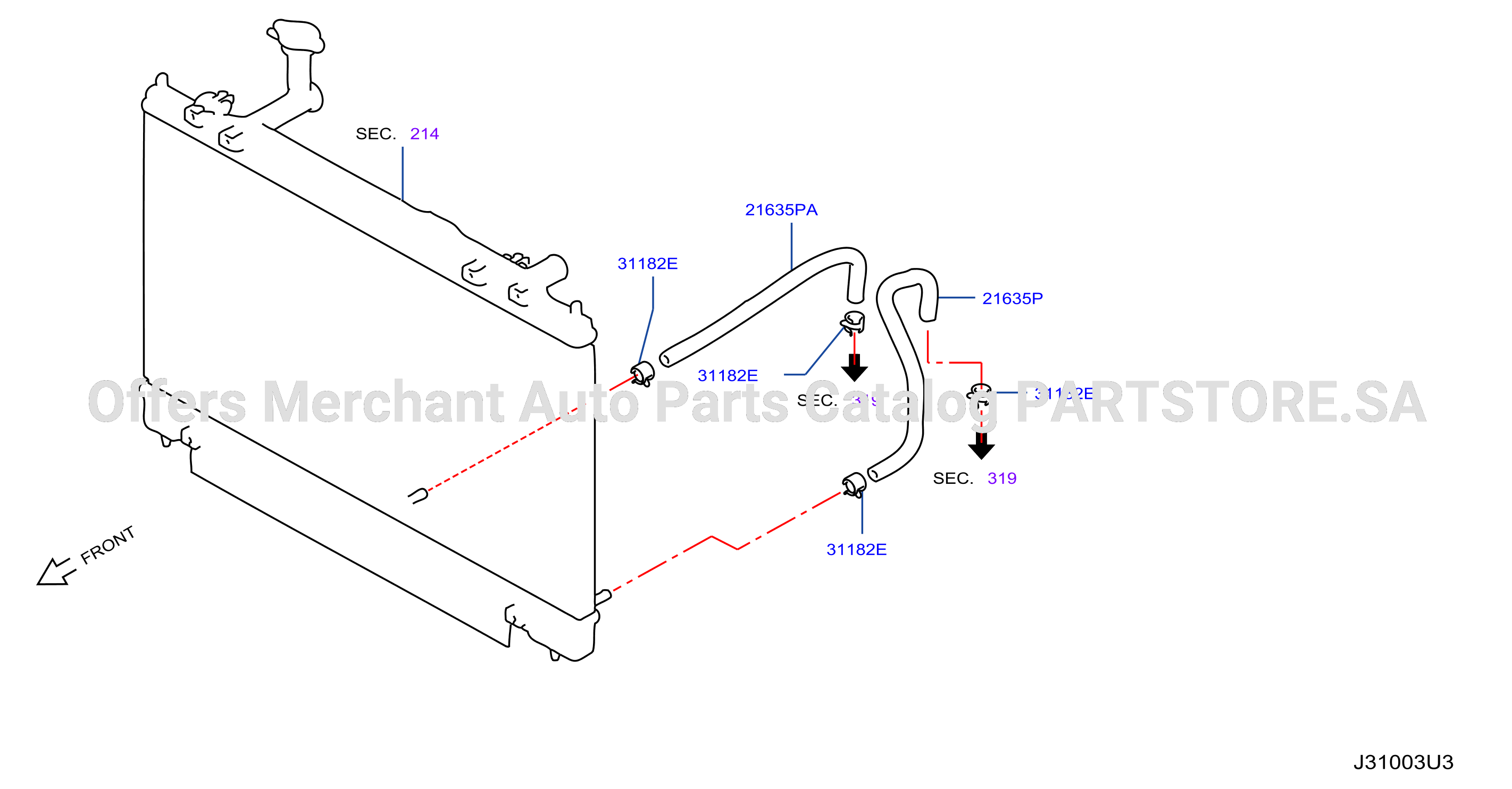Auto Transmission Transaxle Fitting Oil Cooler Tube Parts