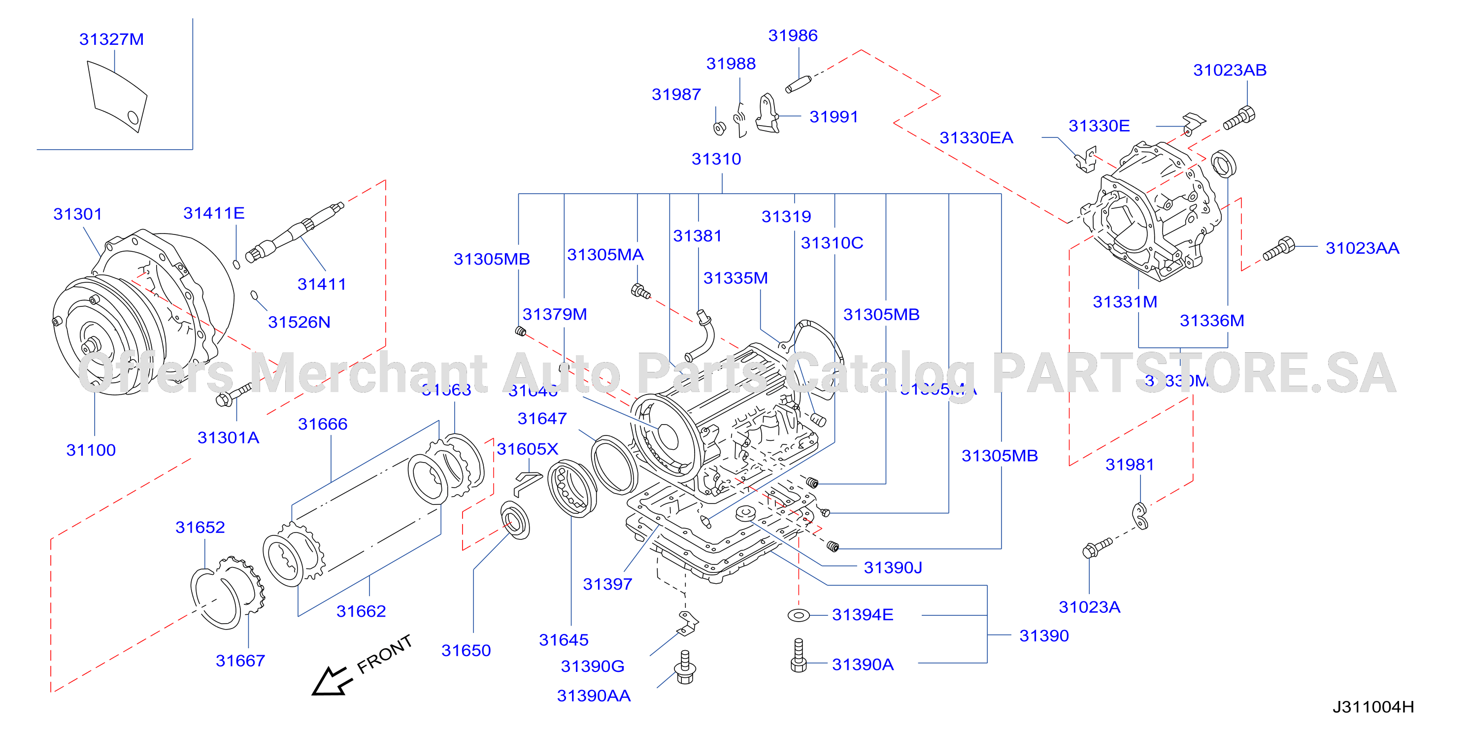 Torque Converter Housing Case