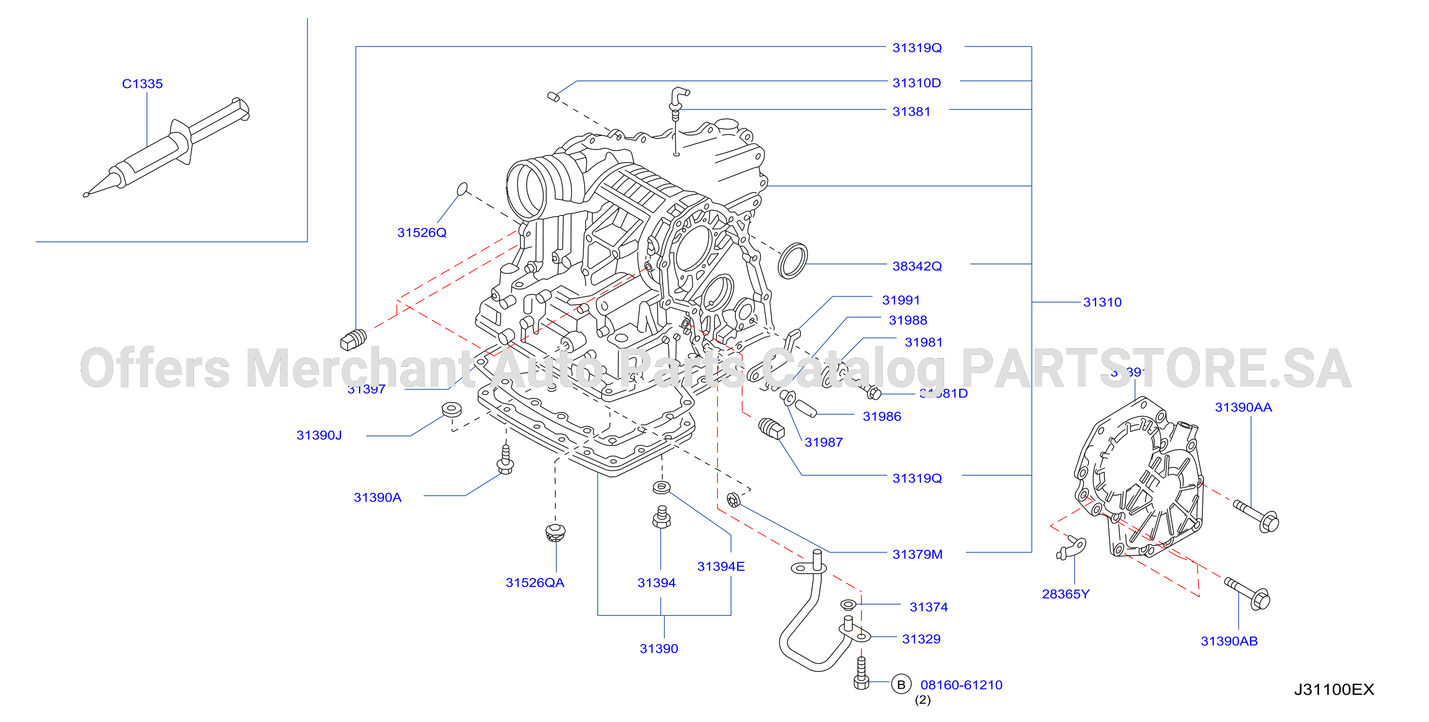 Torque Converter Housing Case Transmission Case