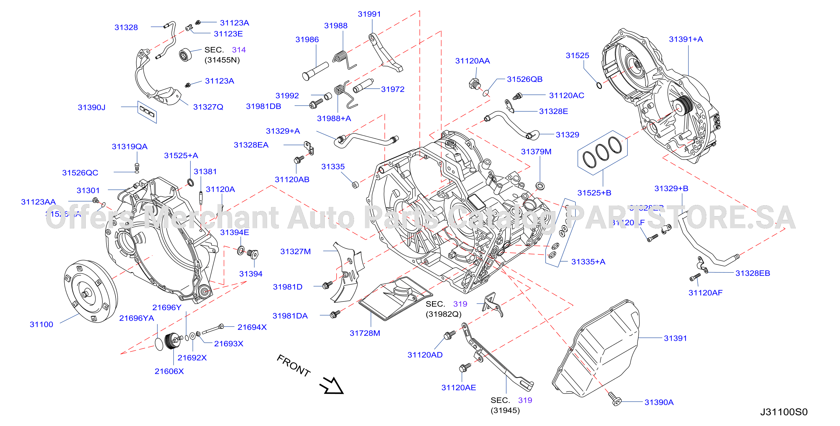 Torque Converter Housing Case Part 1