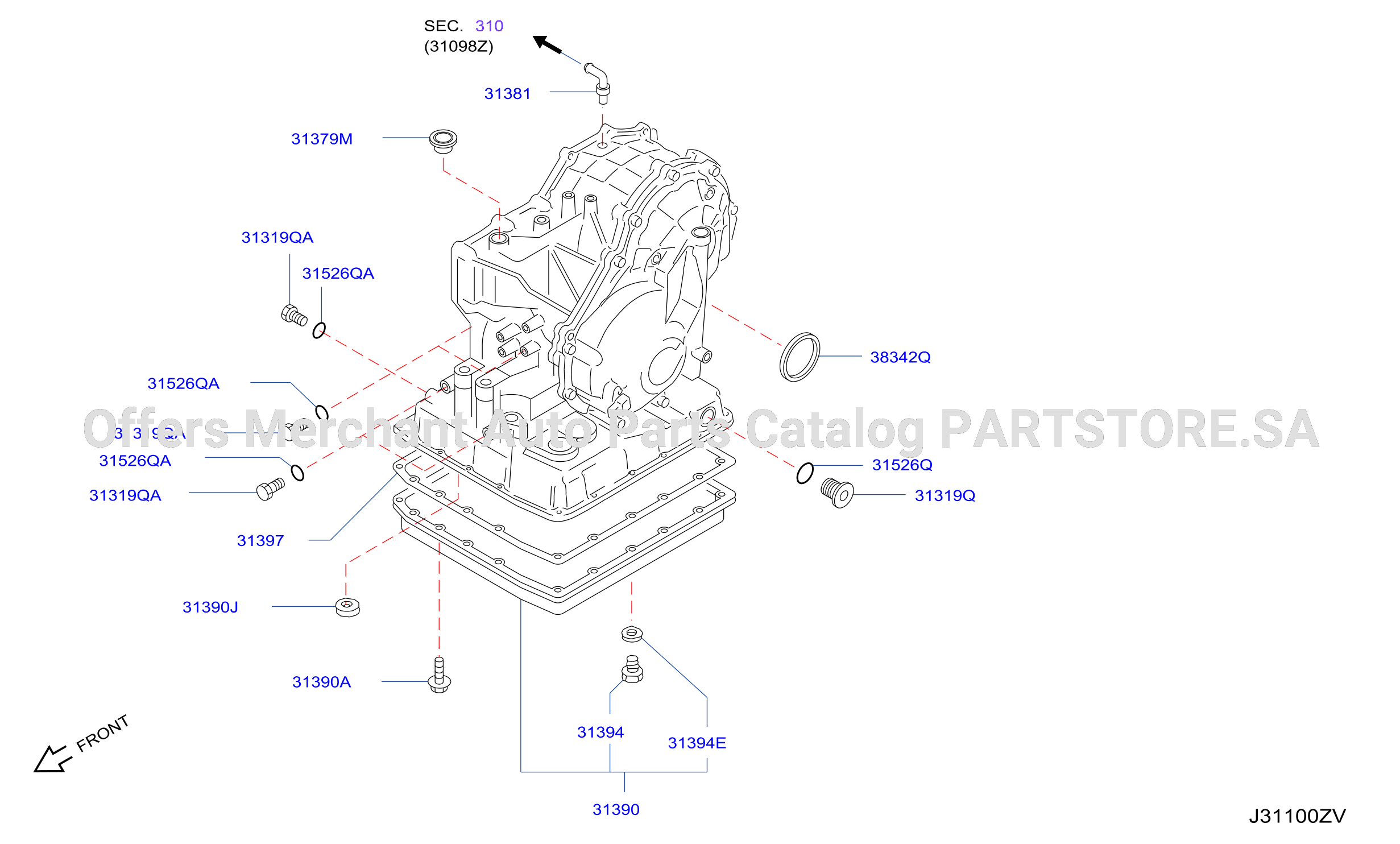 Torque Converter Housing Case Transmission Case