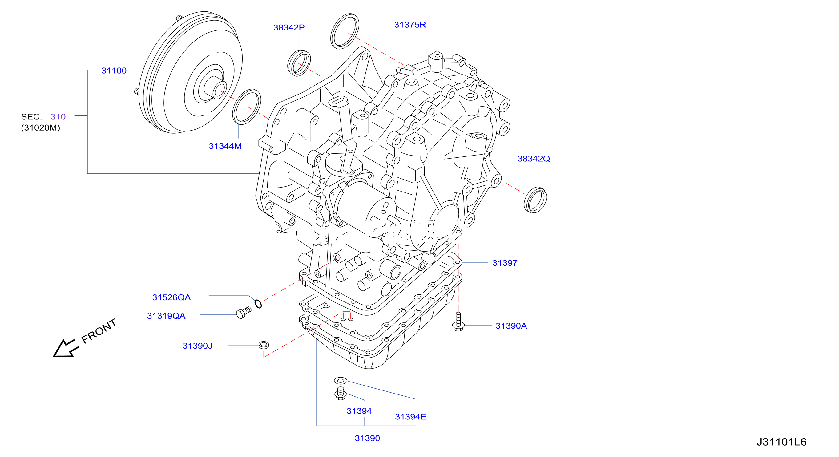 Torque Converter Housing Case