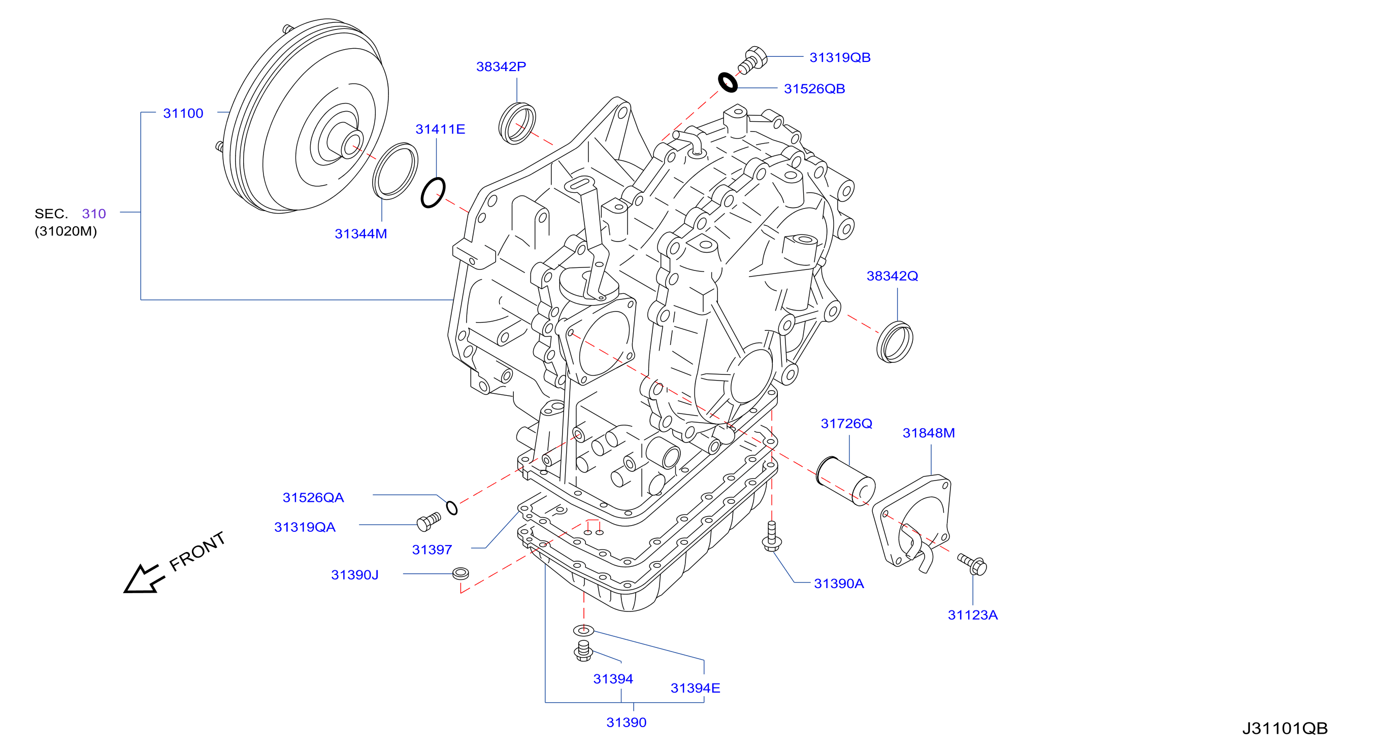 Torque Converter Housing Case Converter Housing