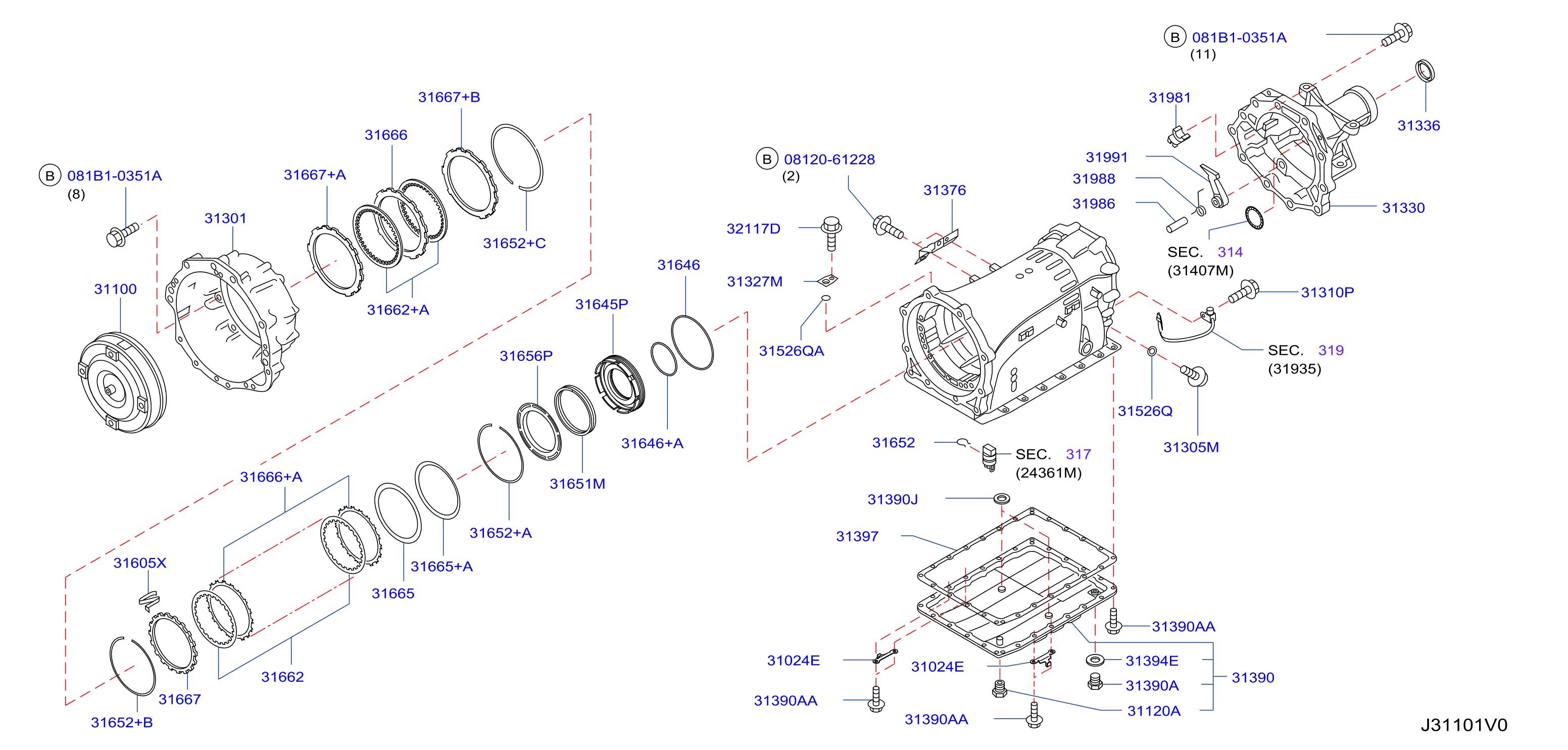 Torque Converter Housing Case Converter Housing
