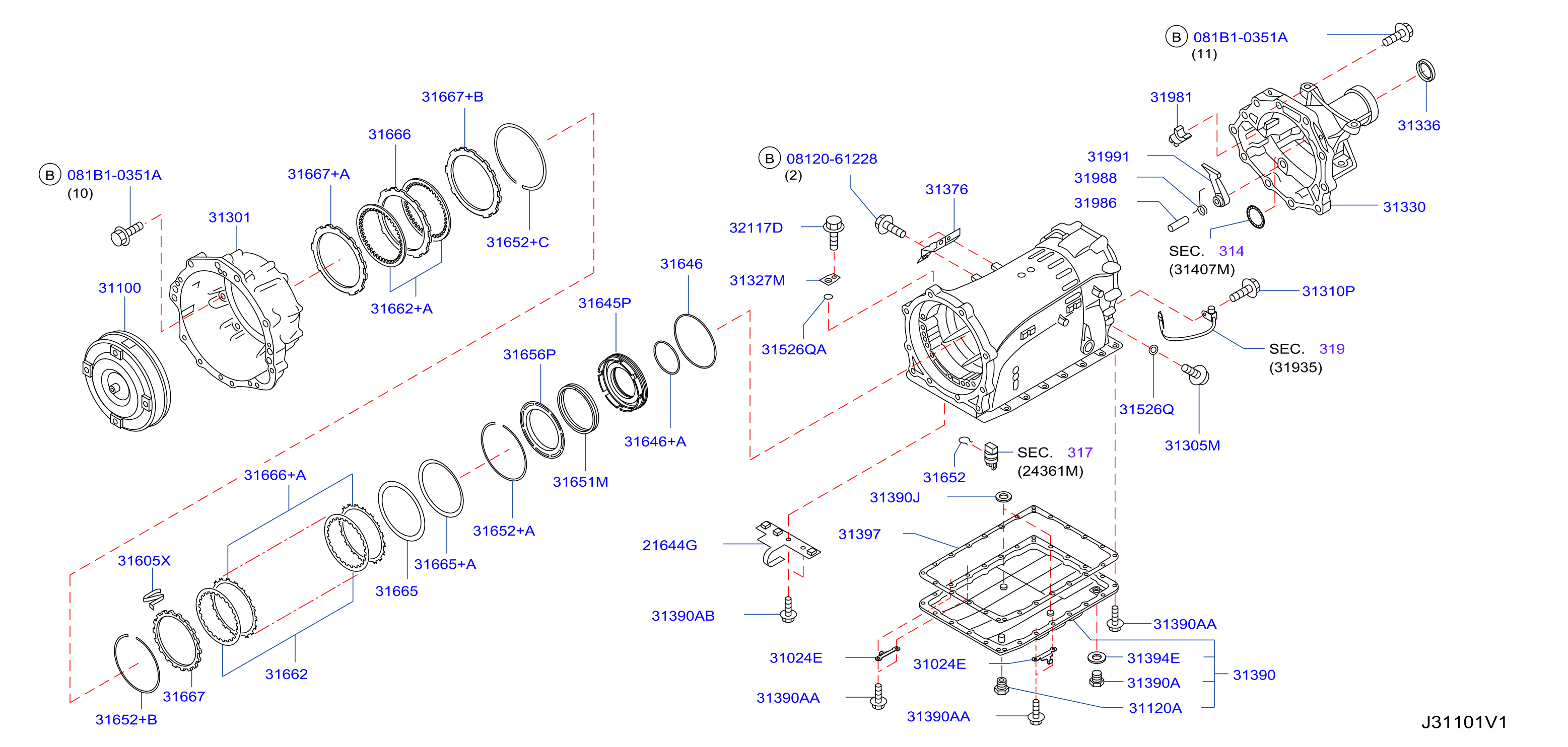 Torque Converter Housing Case Converter Housing