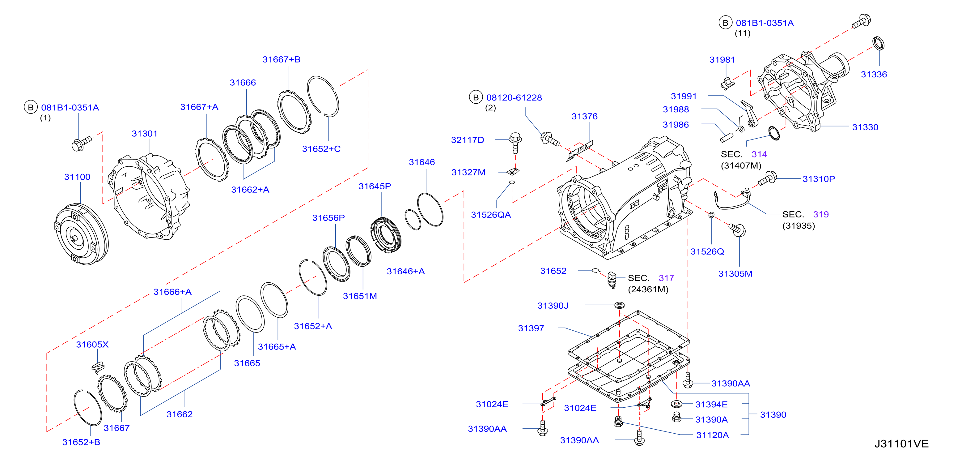 Torque Converter Housing Case Converter Housing