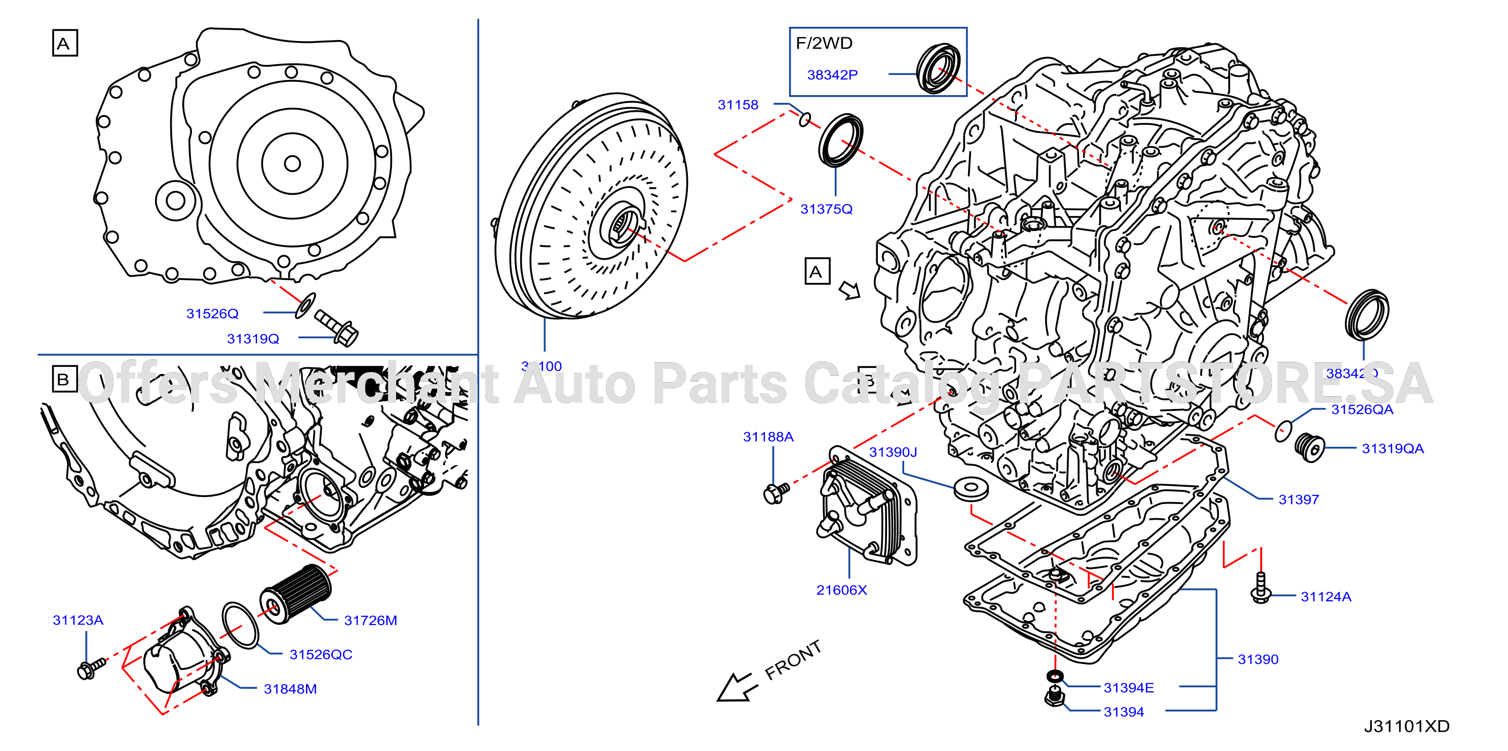 Torque Converter Housing Case Converter Housing