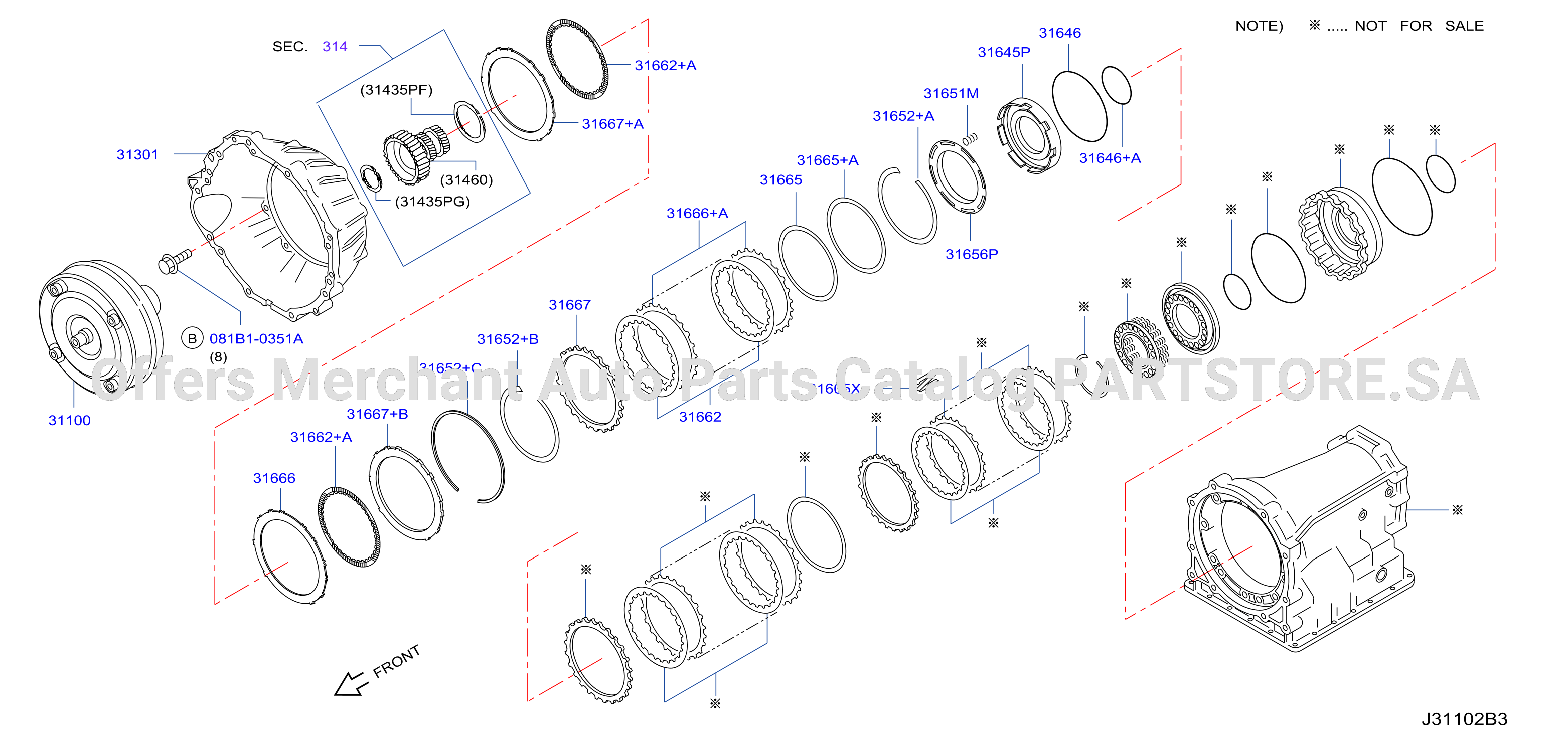 Torque Converter Housing Case Converter Housing
