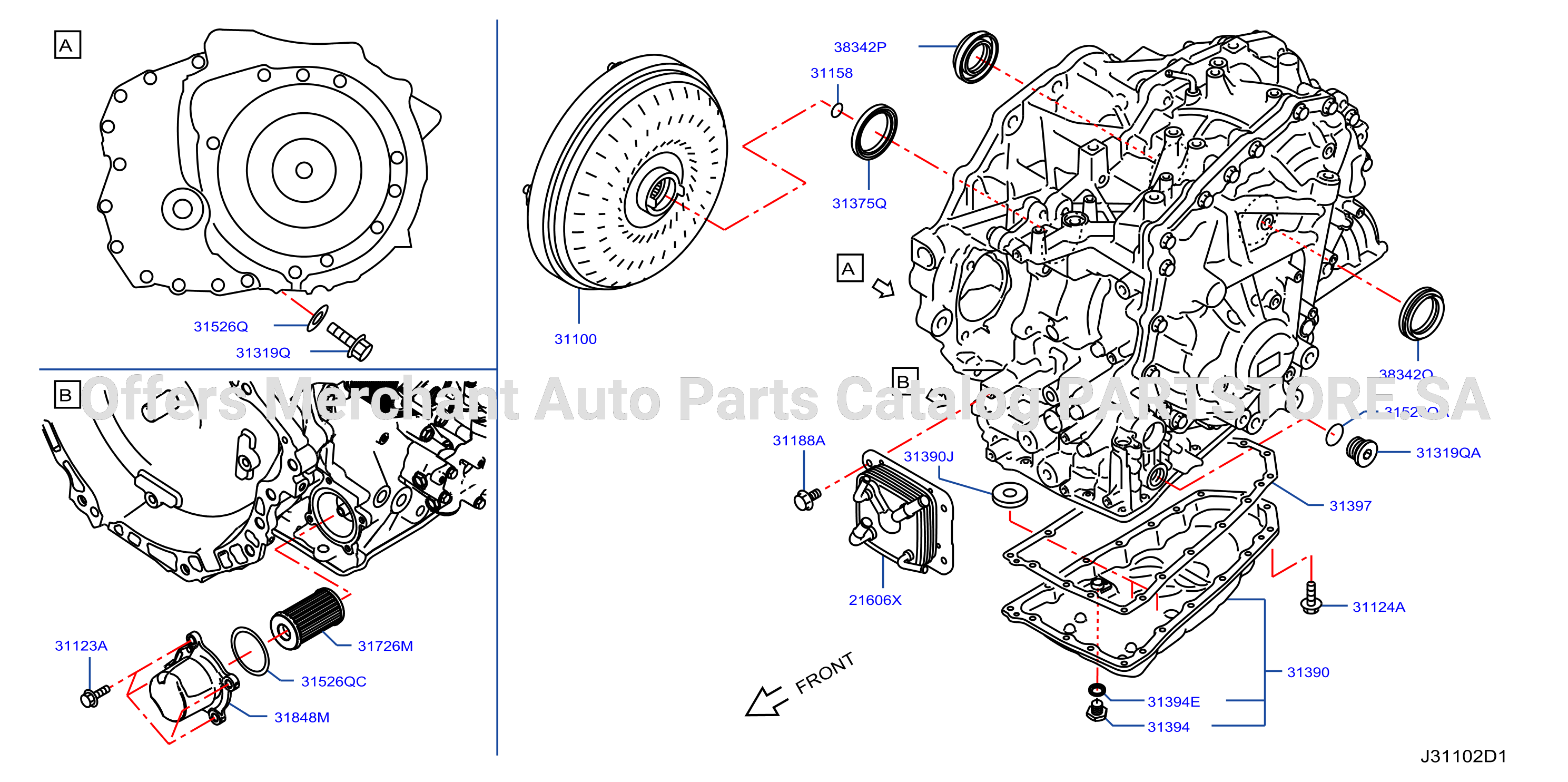 Torque Converter Housing Case Converter Housing