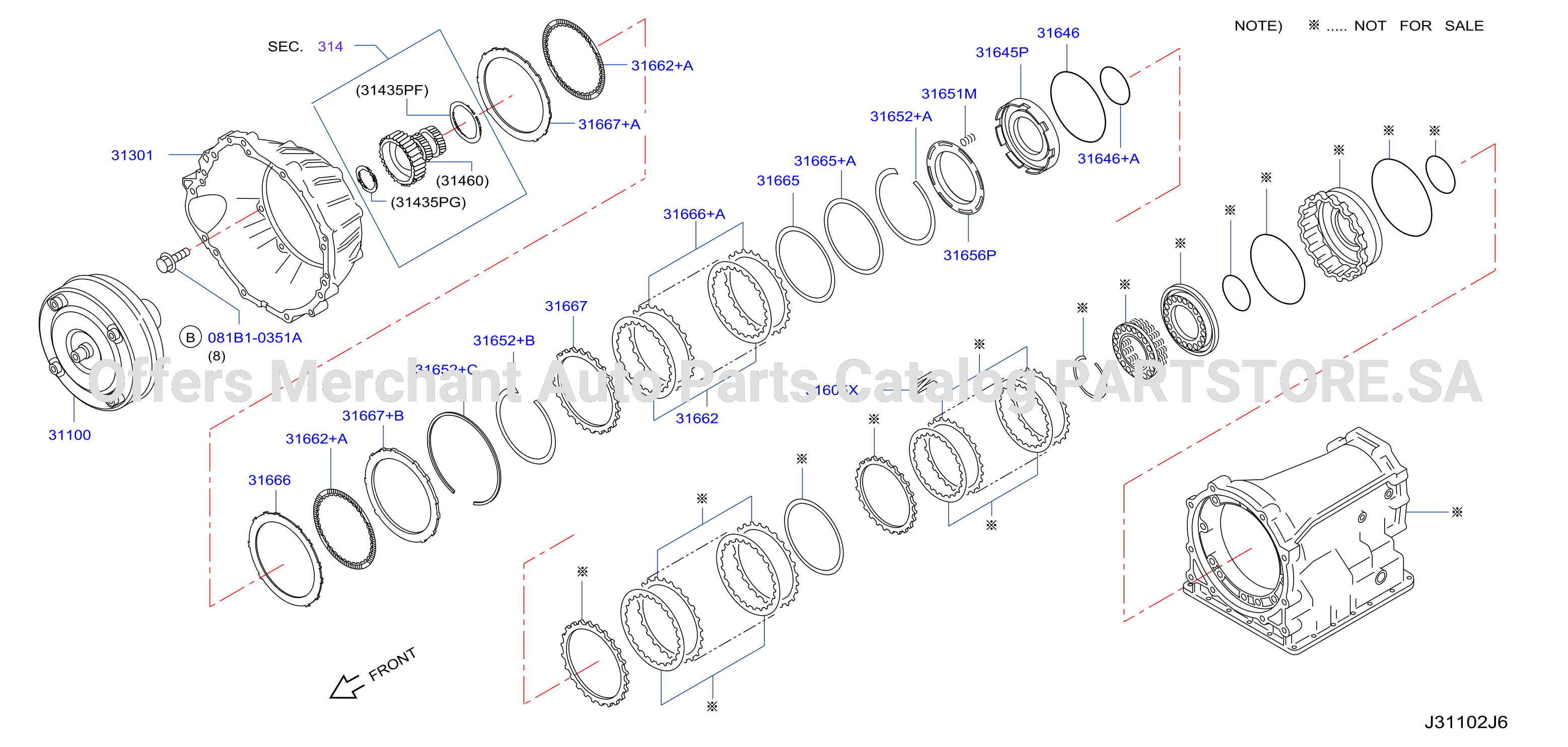 Torque Converter Housing Case Converter Housing
