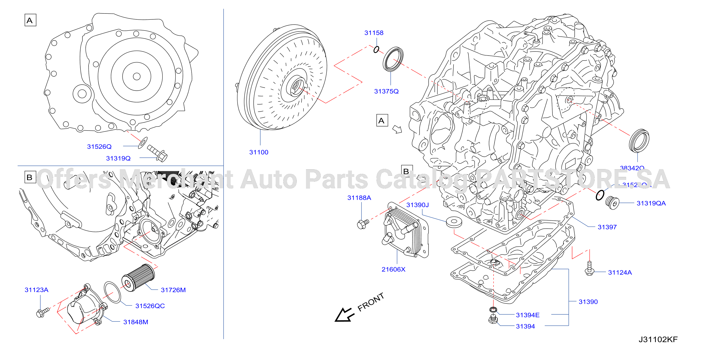Torque Converter Housing Case Converter Housing