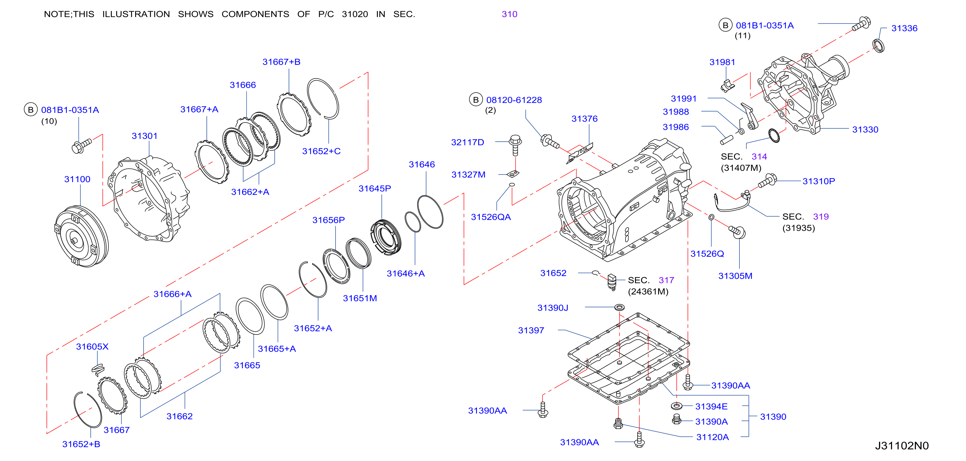Torque Converter Housing Case 2Wd