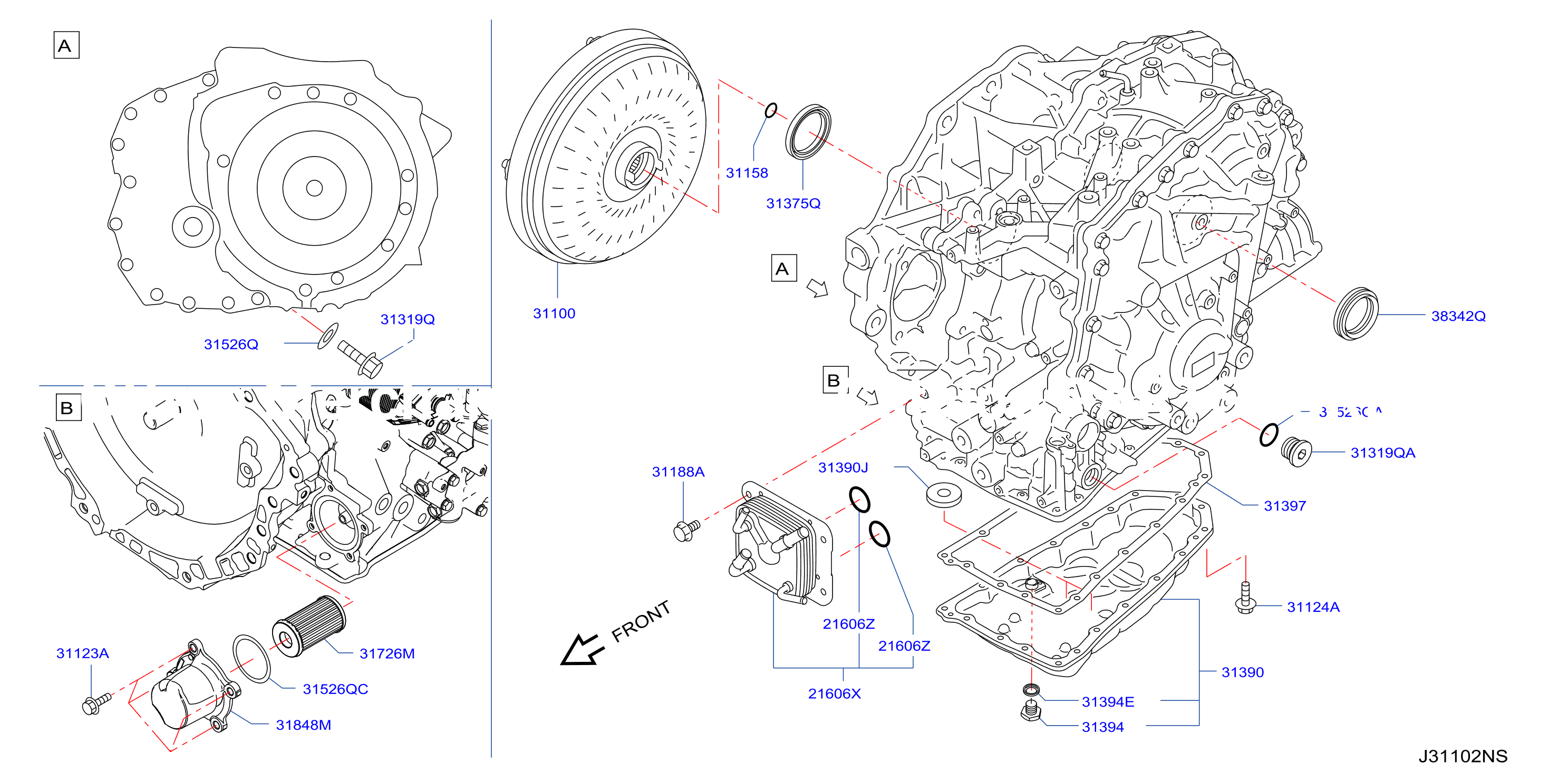 Torque Converter Housing Case Converter Housing