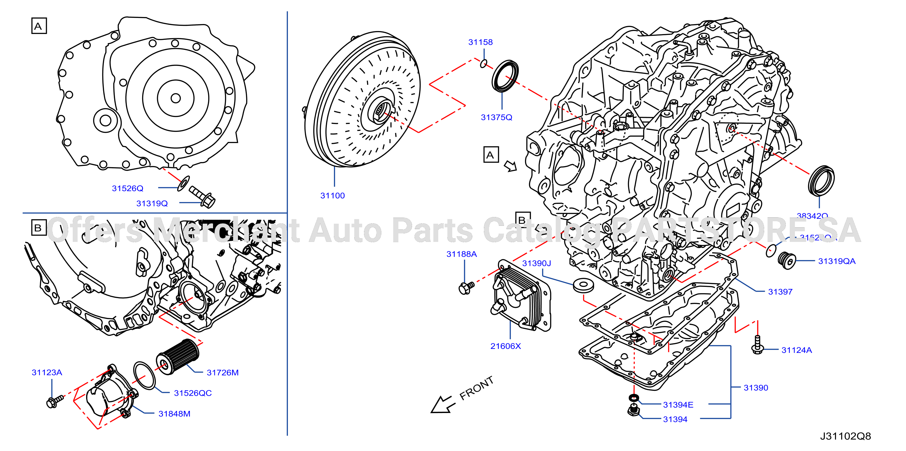 Torque Converter Housing Case Converter Housing