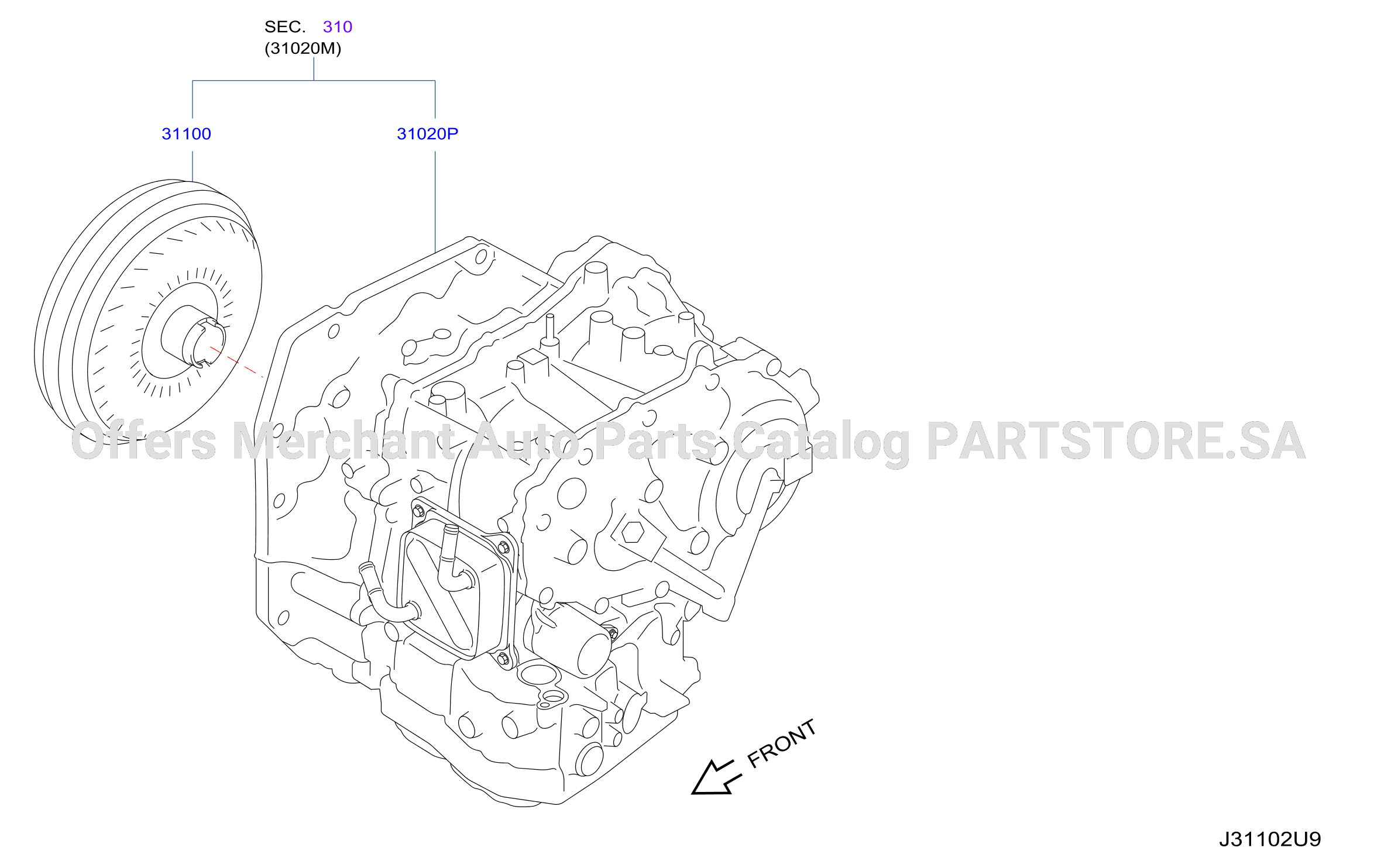 Torque Converter Housing Case T C Lessunit