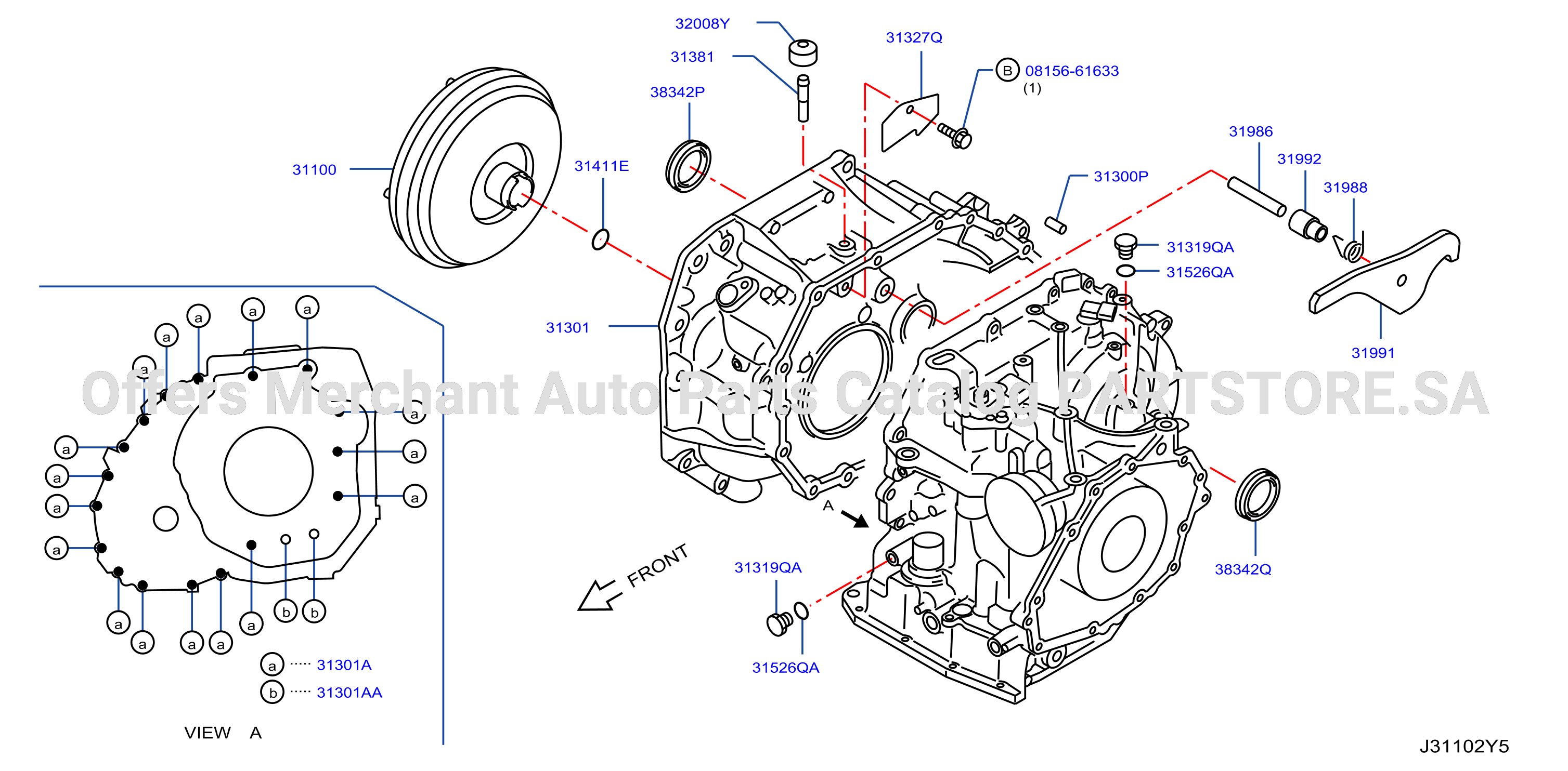 Torque Converter Housing Case Transmission Case