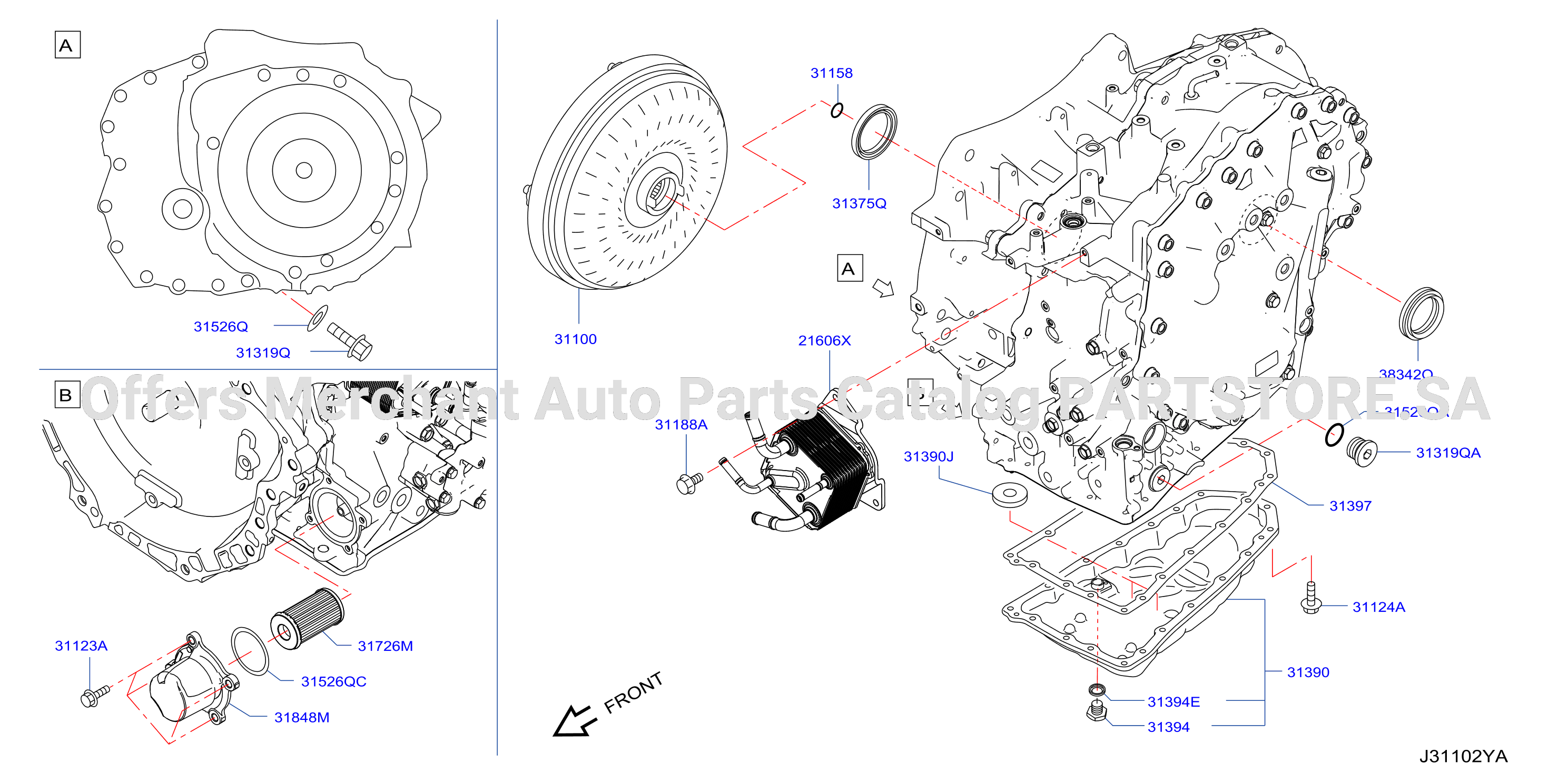 Torque Converter Housing Case Converter Housing