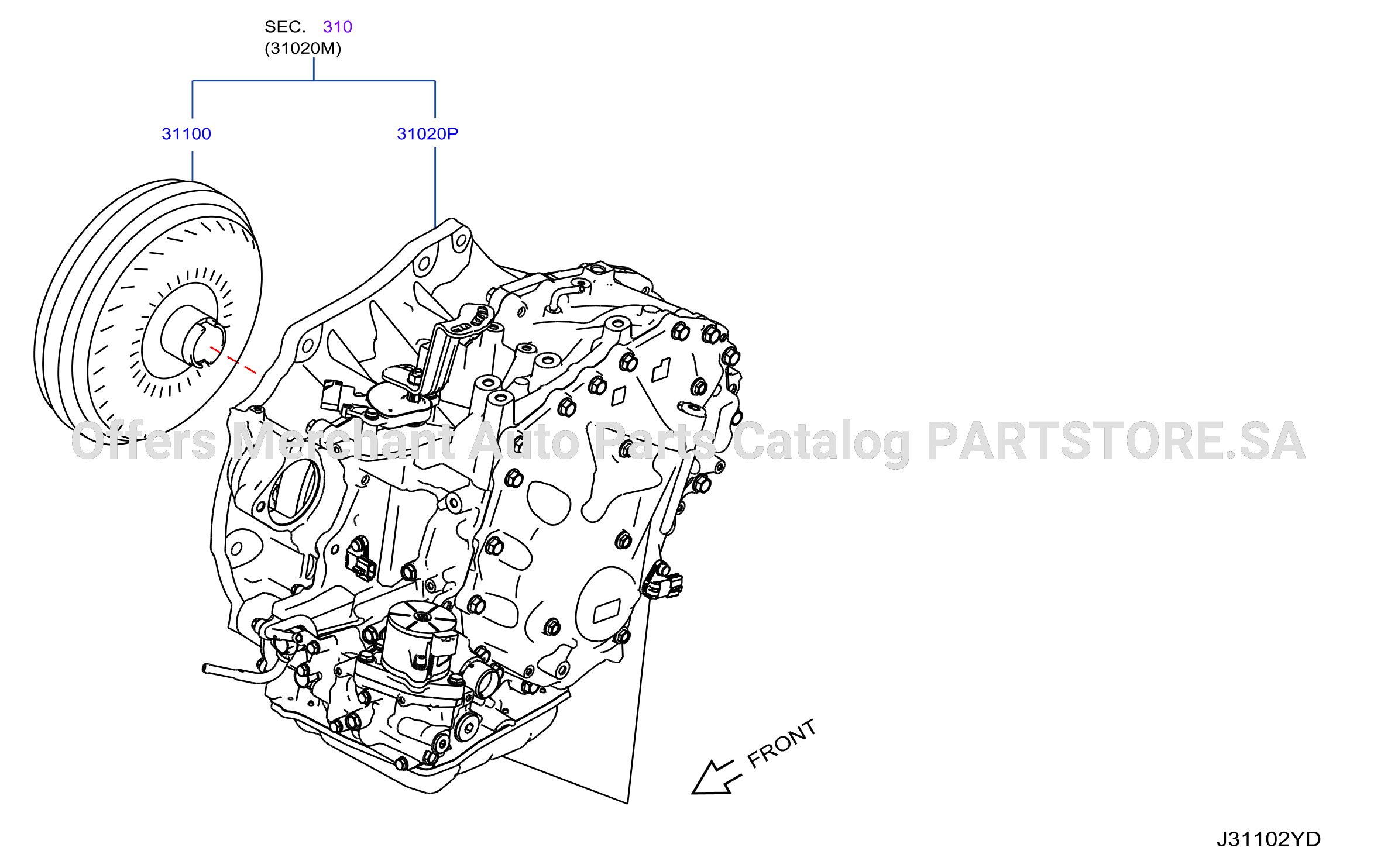 Torque Converter Housing Case T C Lessunit